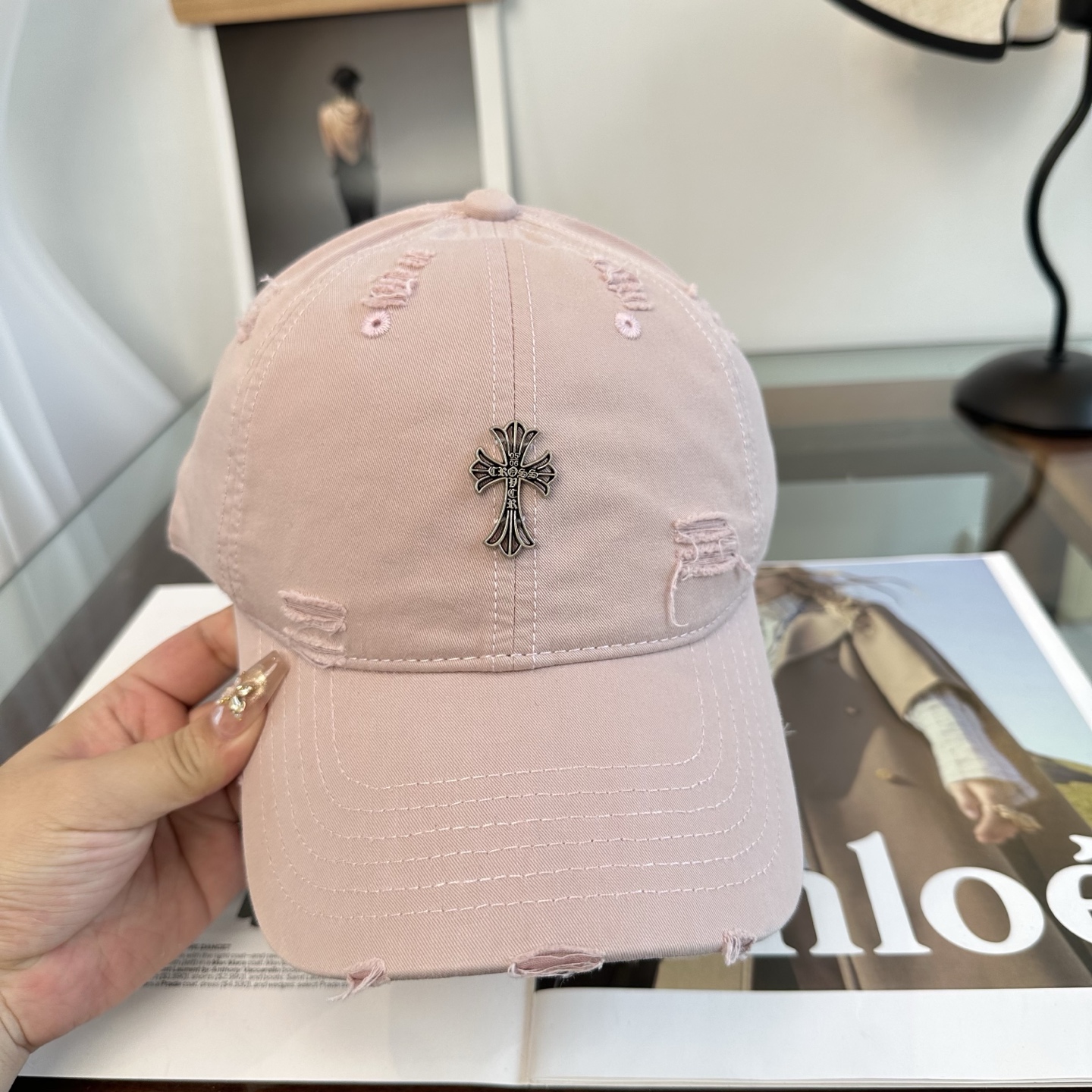 Chrome hearts 克罗心 新款十字架 高品质棒球帽，高端定制版！网红时尚博主同款！墙裂推荐！质