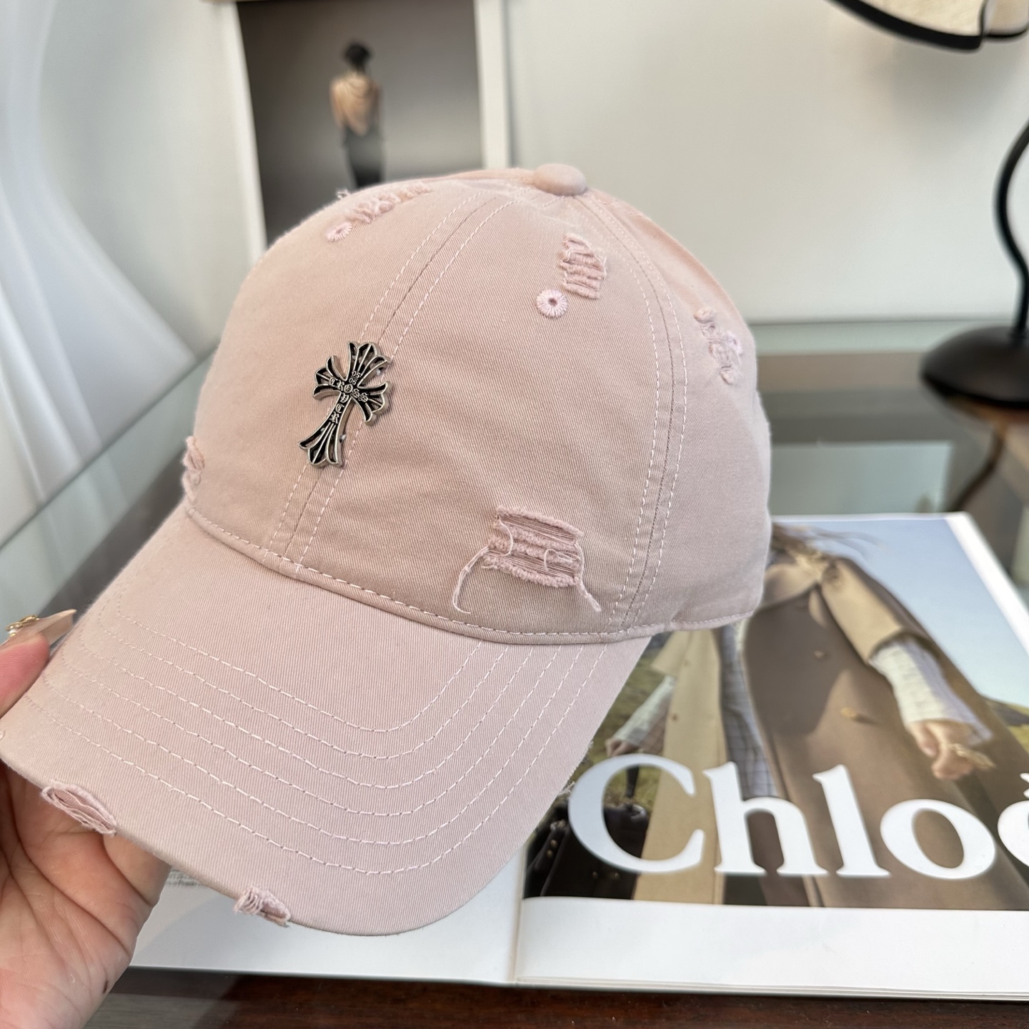 Chrome hearts 克罗心 新款十字架 高品质棒球帽，高端定制版！网红时尚博主同款！墙裂推荐！质