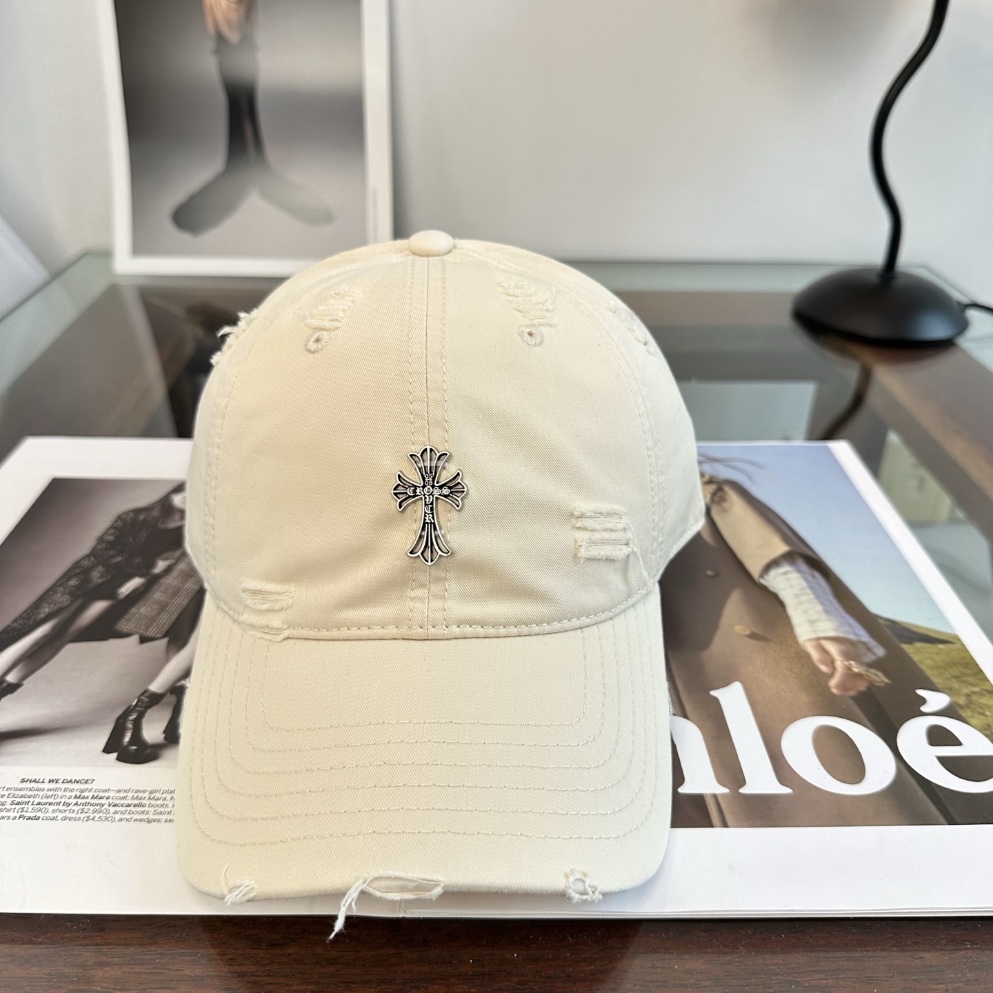 Chrome hearts 克罗心 新款十字架 高品质棒球帽，高端定制版！网红时尚博主同款！墙裂推荐！质