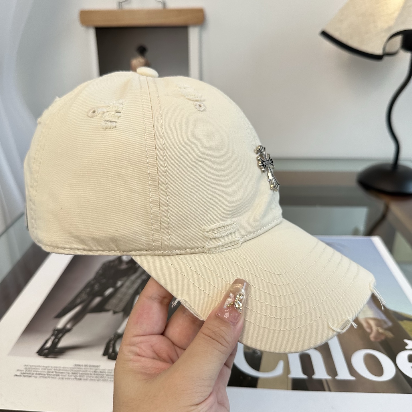 Chrome hearts 克罗心 新款十字架 高品质棒球帽，高端定制版！网红时尚博主同款！墙裂推荐！质