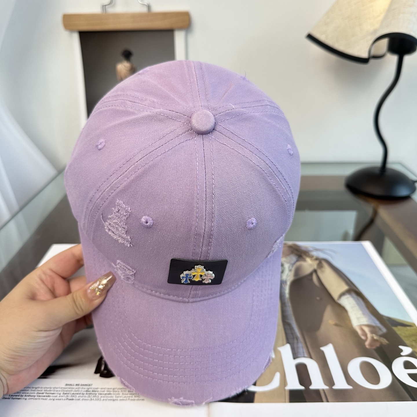 Chrome hearts 克罗心 新款十字架 高品质棒球帽，高端定制版！网红时尚博主同款！墙裂推荐！质