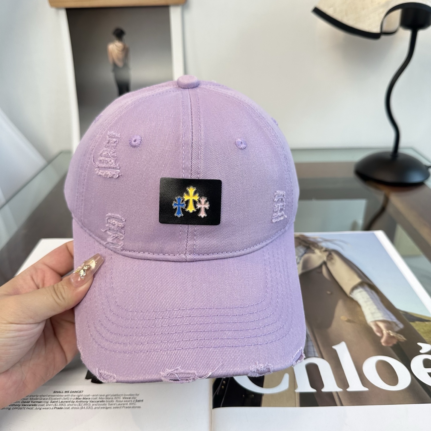 Chrome hearts 克罗心 新款十字架 高品质棒球帽，高端定制版！网红时尚博主同款！墙裂推荐！质