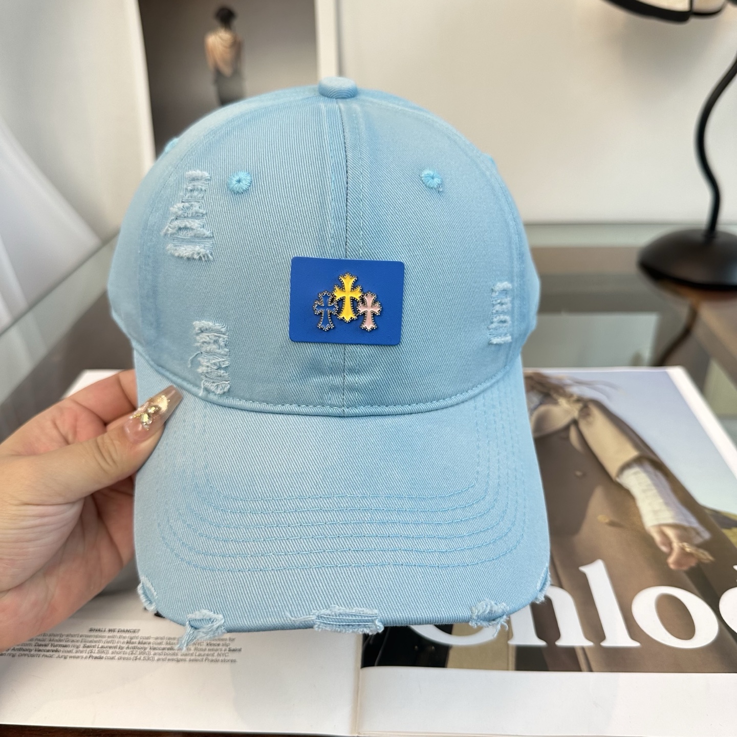 Chrome hearts 克罗心 新款十字架 高品质棒球帽，高端定制版！网红时尚博主同款！墙裂推荐！质
