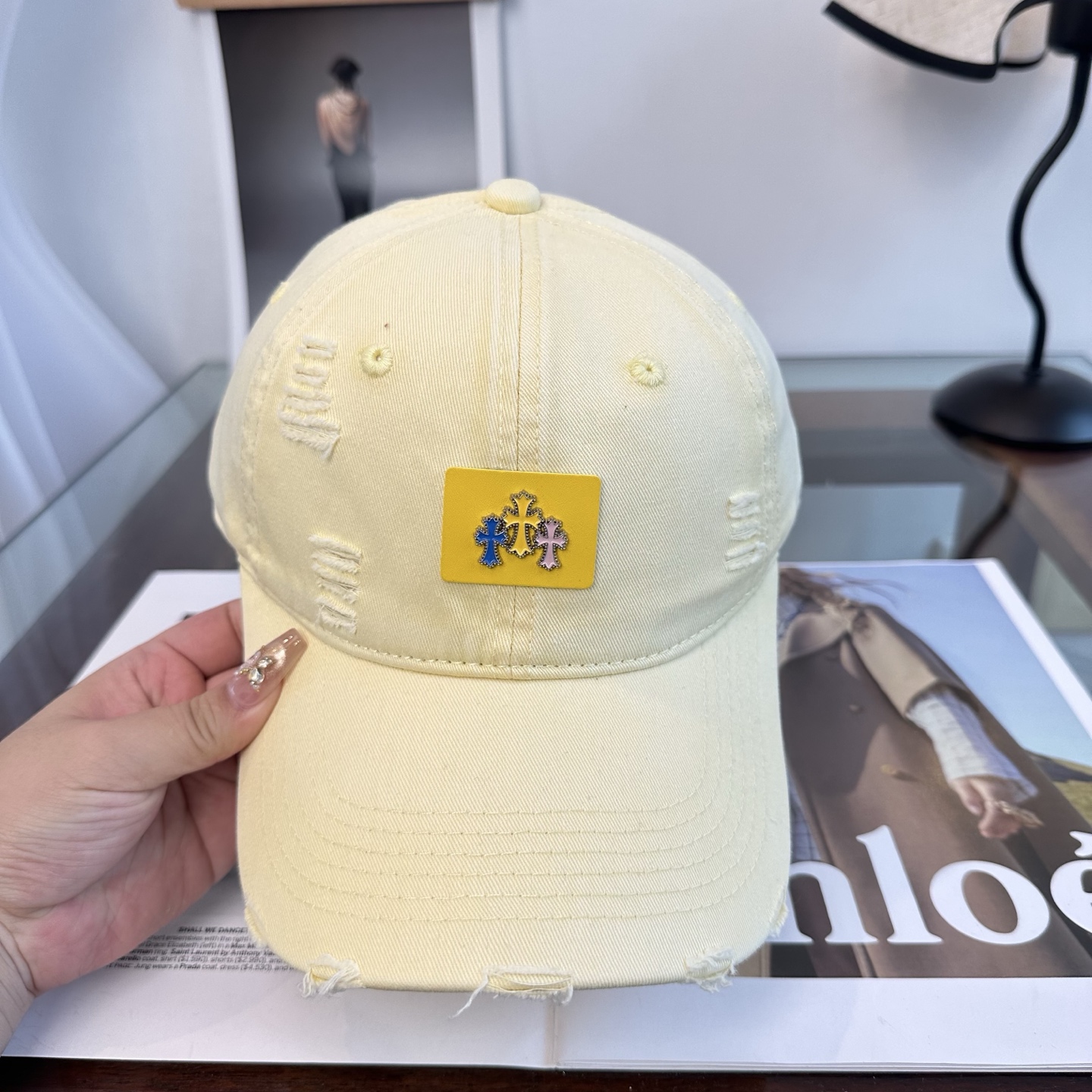 Chrome hearts 克罗心 新款十字架 高品质棒球帽，高端定制版！网红时尚博主同款！墙裂推荐！质