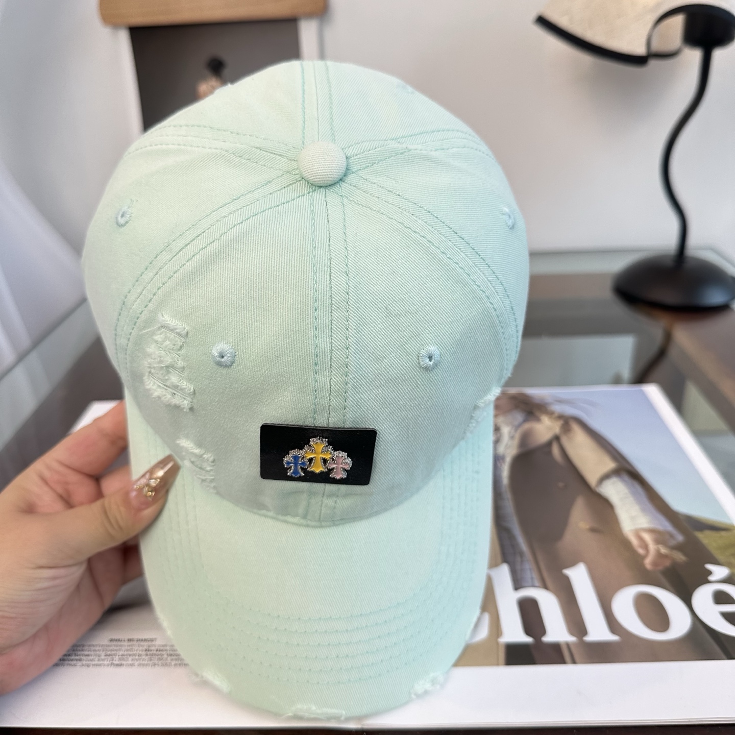 Chrome hearts 克罗心 新款十字架 高品质棒球帽，高端定制版！网红时尚博主同款！墙裂推荐！质