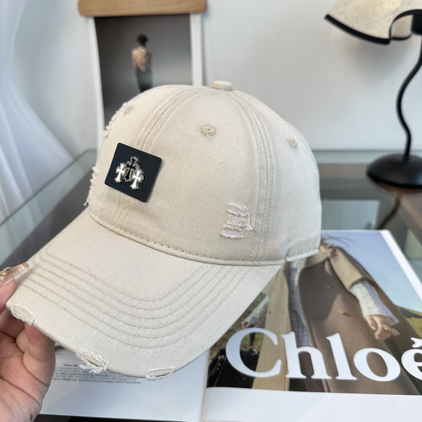 Chrome hearts 克罗心 新款十字架 高品质棒球帽，高端定制版！网红时尚博主同款！墙裂推荐！质