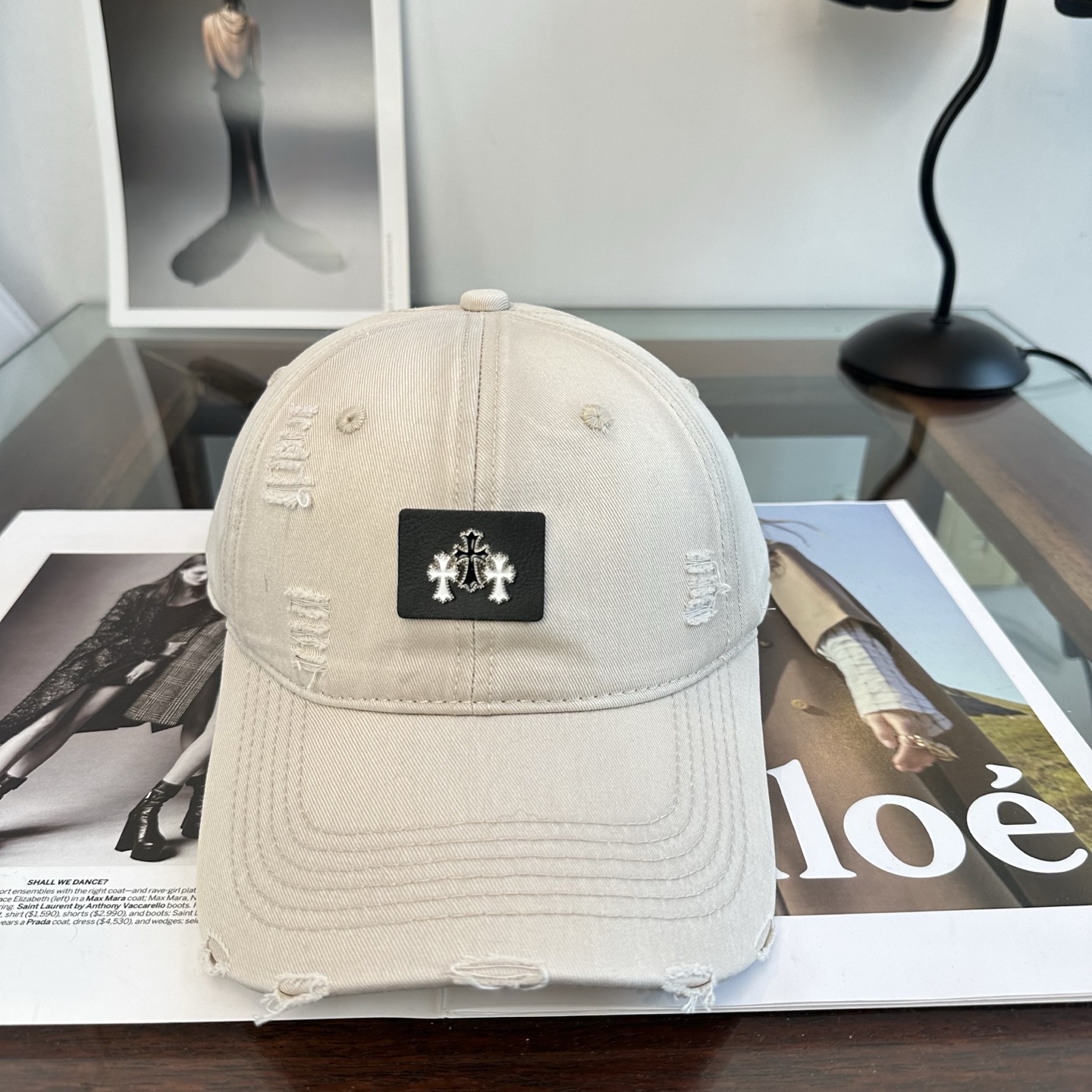 Chrome hearts 克罗心 新款十字架 高品质棒球帽，高端定制版！网红时尚博主同款！墙裂推荐！质