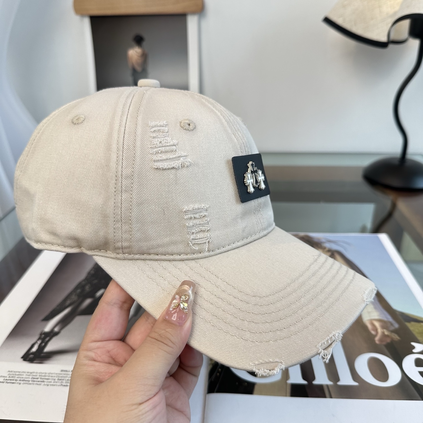 Chrome hearts 克罗心 新款十字架 高品质棒球帽，高端定制版！网红时尚博主同款！墙裂推荐！质