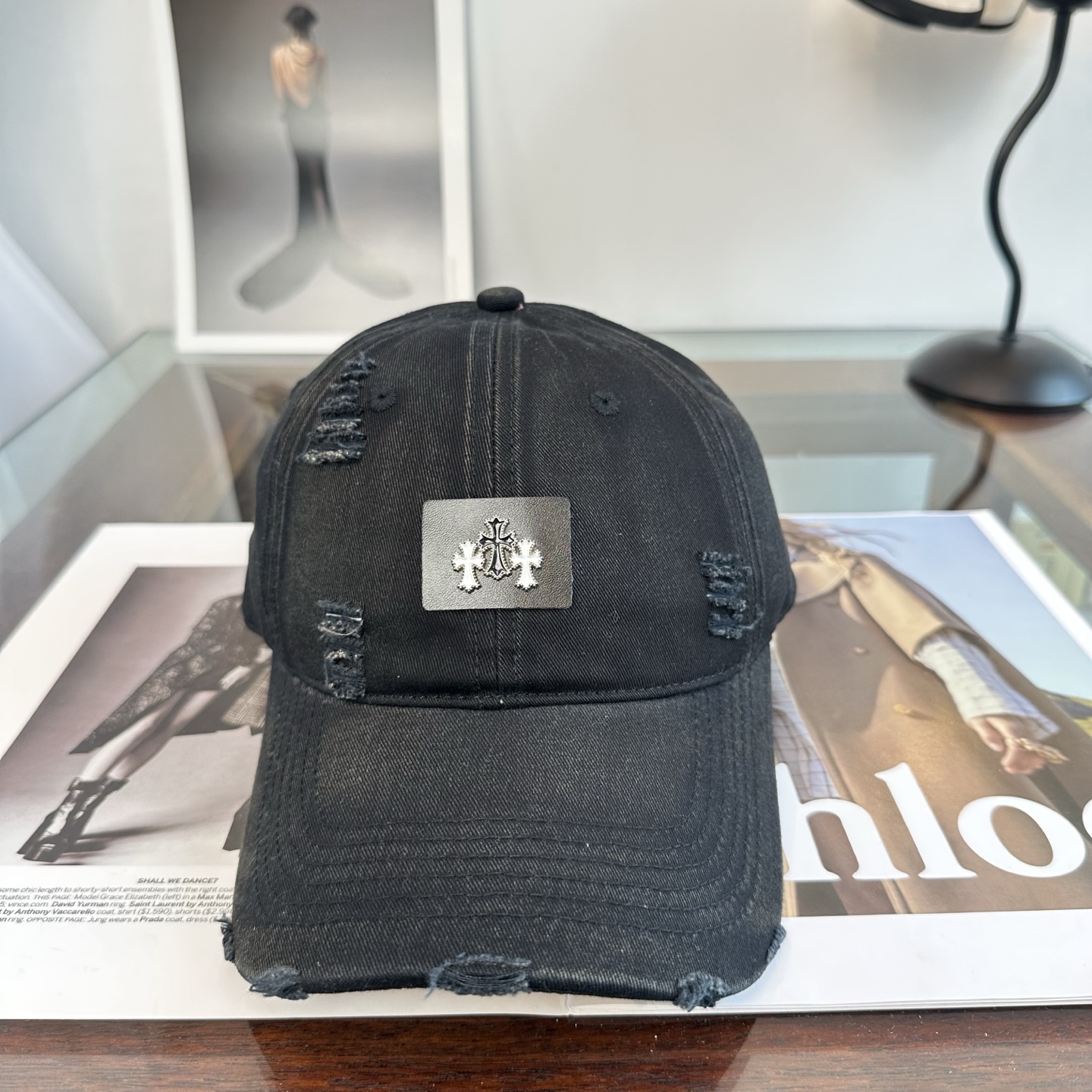 Chrome hearts 克罗心 新款十字架 高品质棒球帽，高端定制版！网红时尚博主同款！墙裂推荐！质