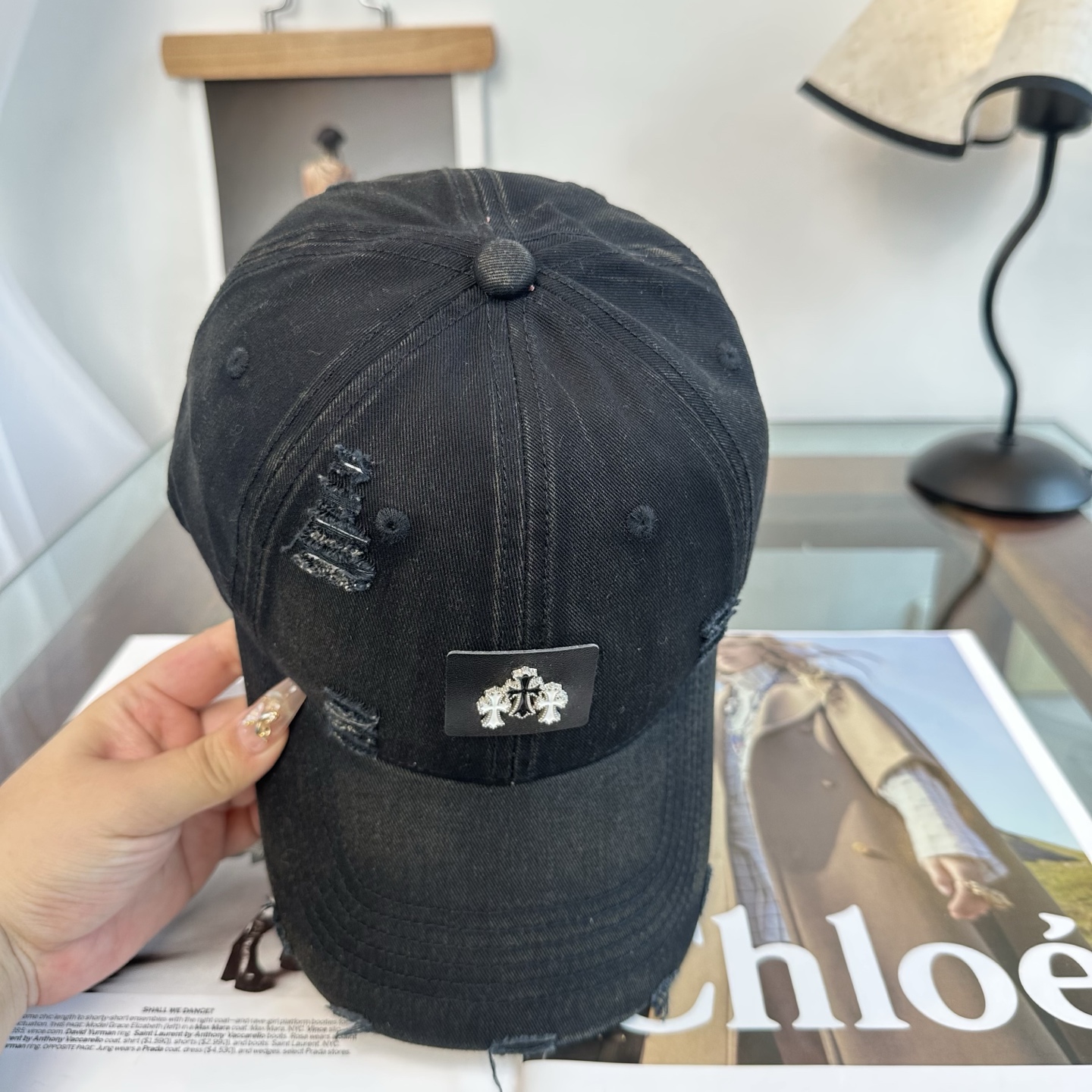 Chrome hearts 克罗心 新款十字架 高品质棒球帽，高端定制版！网红时尚博主同款！墙裂推荐！质