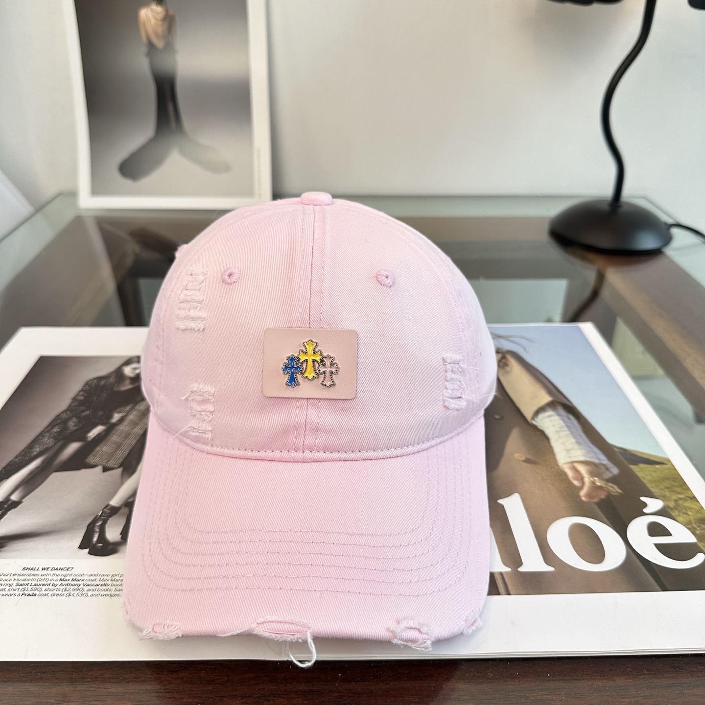 Chrome hearts 克罗心 新款十字架 高品质棒球帽，高端定制版！网红时尚博主同款！墙裂推荐！质