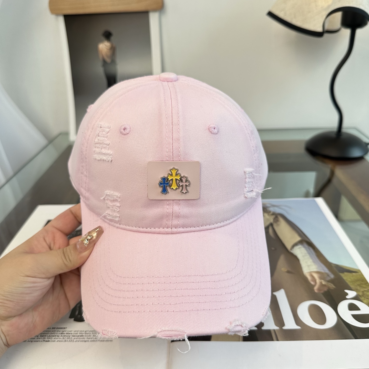 Chrome hearts 克罗心 新款十字架 高品质棒球帽，高端定制版！网红时尚博主同款！墙裂推荐！质