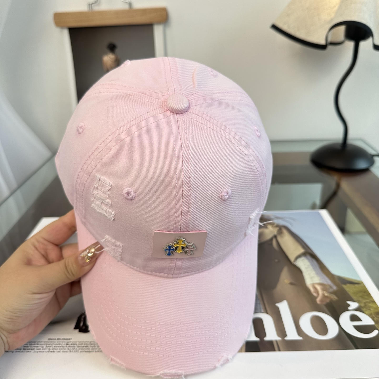 Chrome hearts 克罗心 新款十字架 高品质棒球帽，高端定制版！网红时尚博主同款！墙裂推荐！质