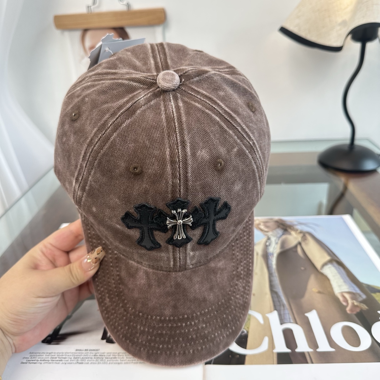 Chrome hearts 克罗心 新款十字架 高品质棒球帽，高端定制版！网红时尚博主同款！墙裂推荐！质