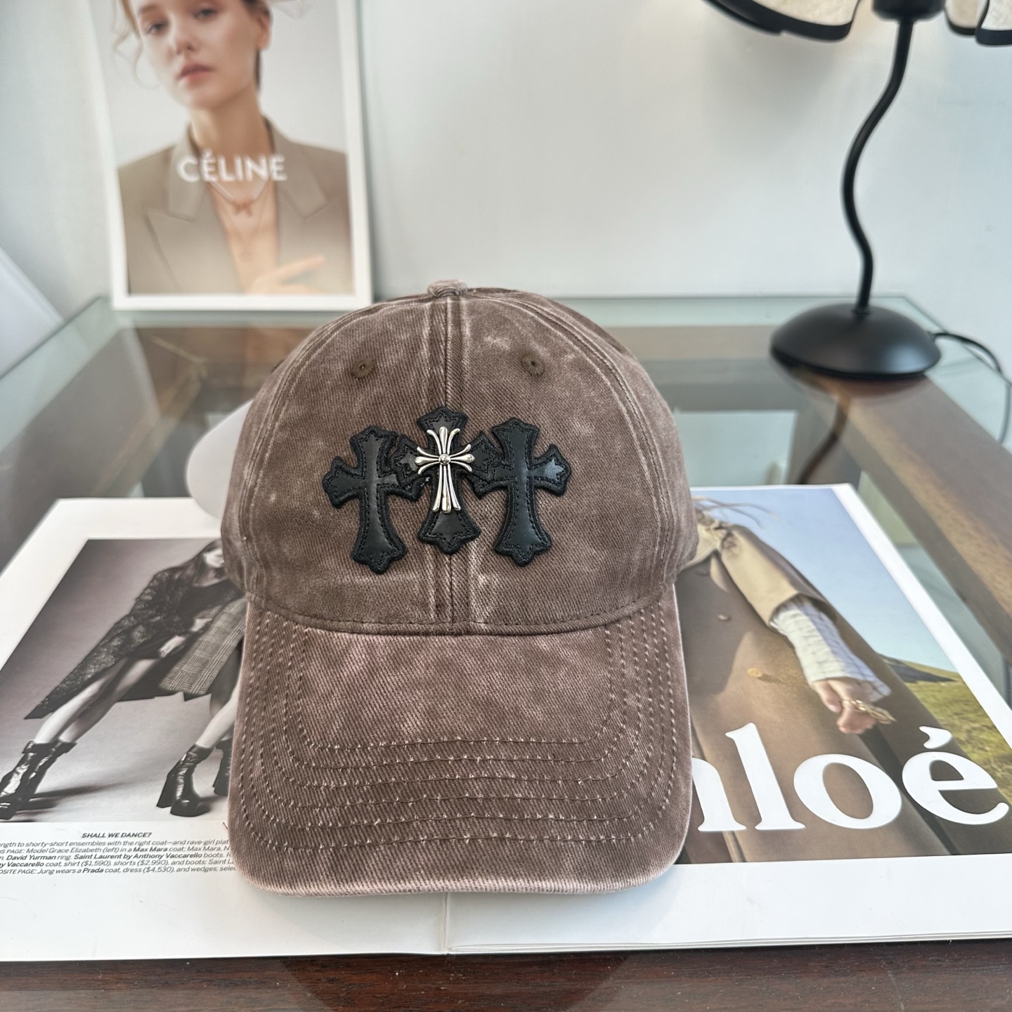 Chrome hearts 克罗心 新款十字架 高品质棒球帽，高端定制版！网红时尚博主同款！墙裂推荐！质