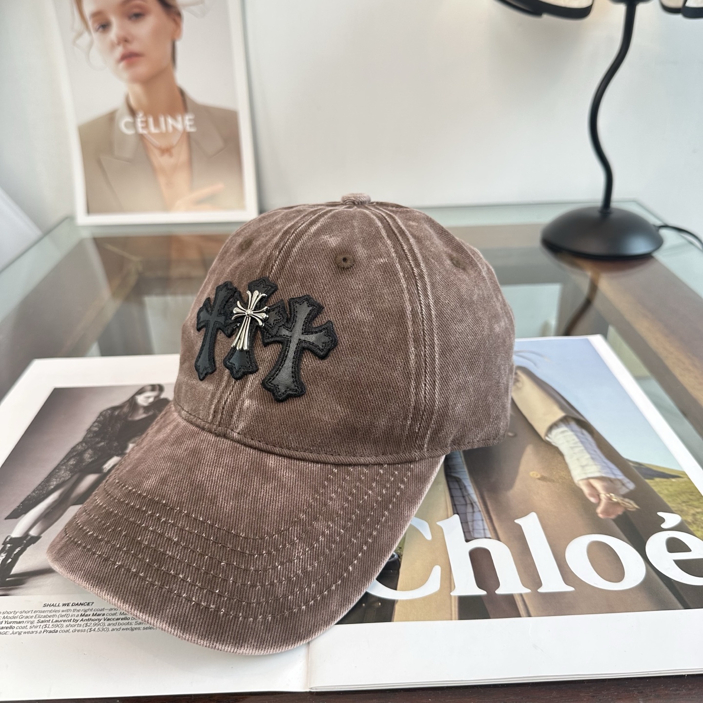 Chrome hearts 克罗心 新款十字架 高品质棒球帽，高端定制版！网红时尚博主同款！墙裂推荐！质
