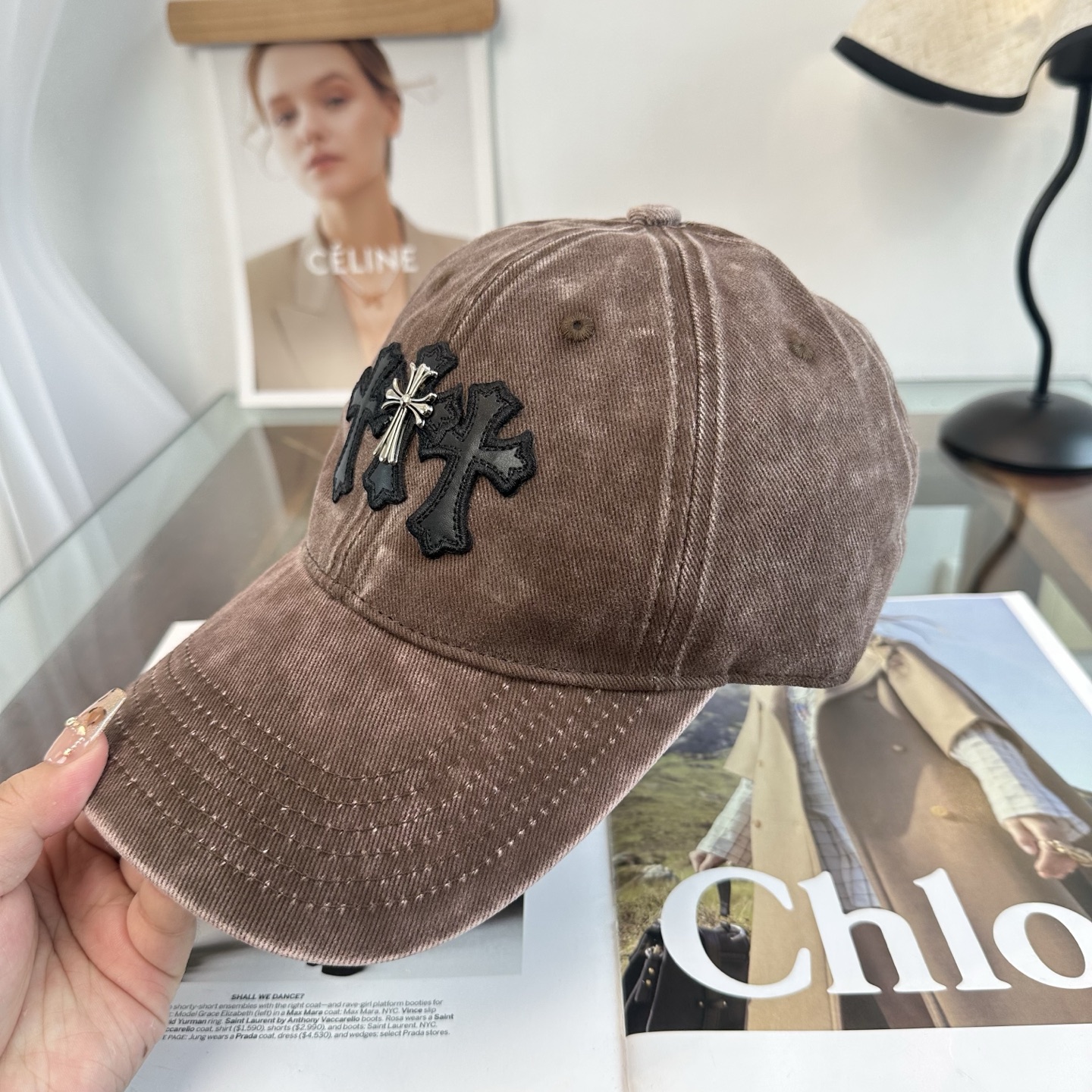 Chrome hearts 克罗心 新款十字架 高品质棒球帽，高端定制版！网红时尚博主同款！墙裂推荐！质