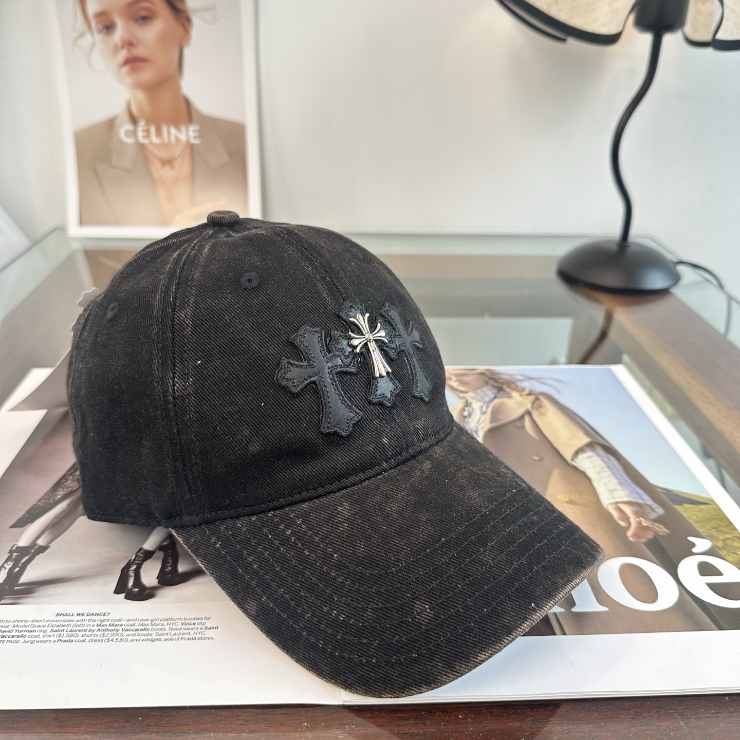 Chrome hearts 克罗心 新款十字架 高品质棒球帽，高端定制版！网红时尚博主同款！墙裂推荐！质