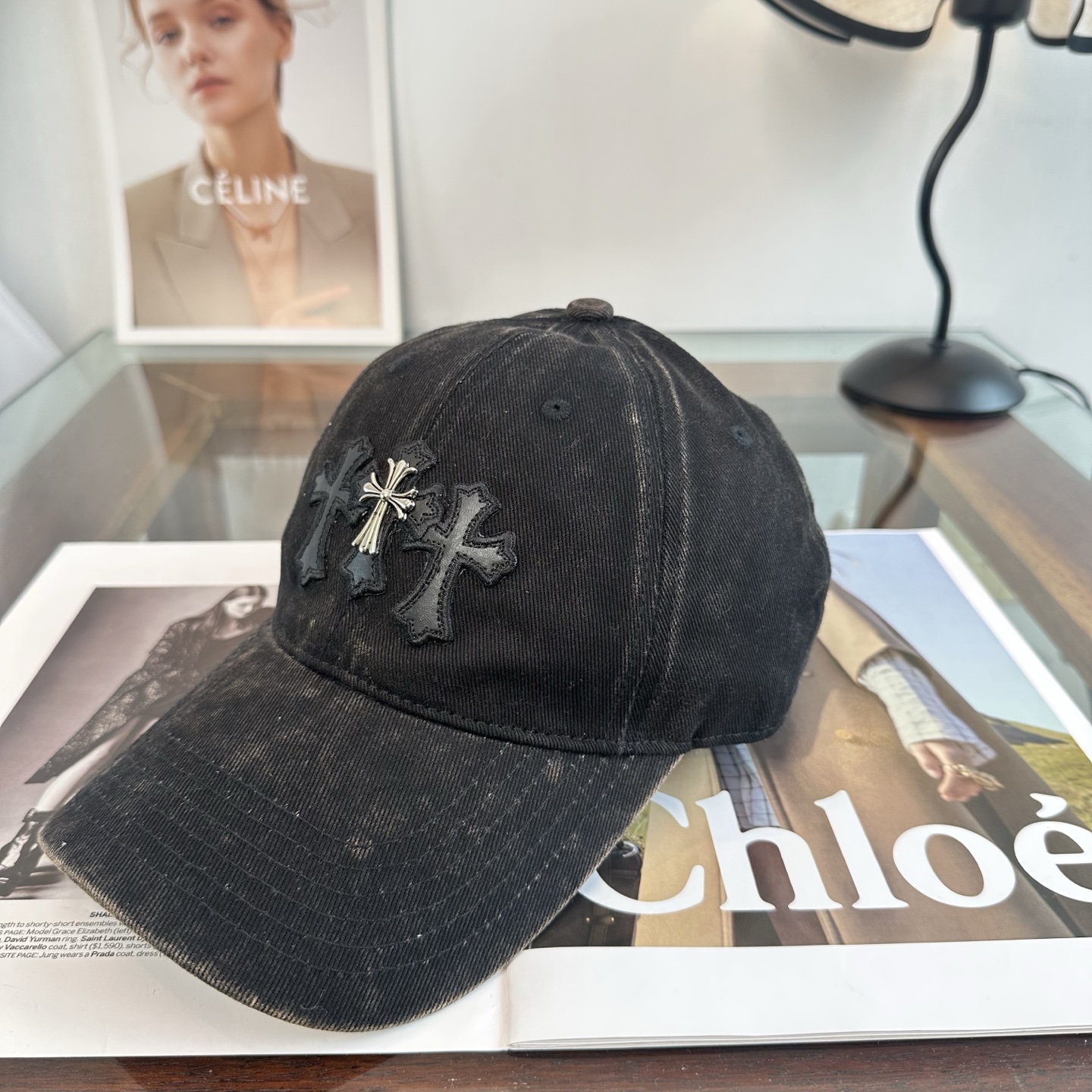 Chrome hearts 克罗心 新款十字架 高品质棒球帽，高端定制版！网红时尚博主同款！墙裂推荐！质