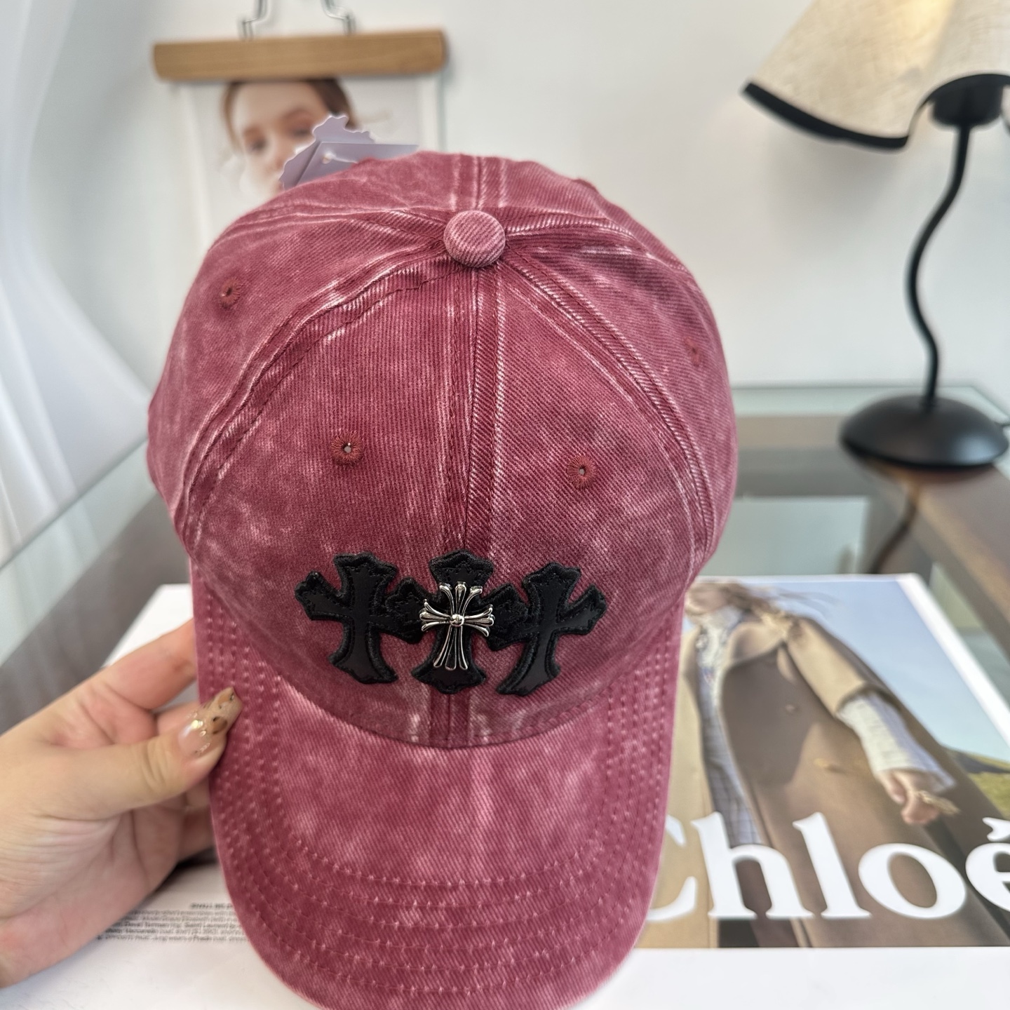 Chrome hearts 克罗心 新款十字架 高品质棒球帽，高端定制版！网红时尚博主同款！墙裂推荐！质