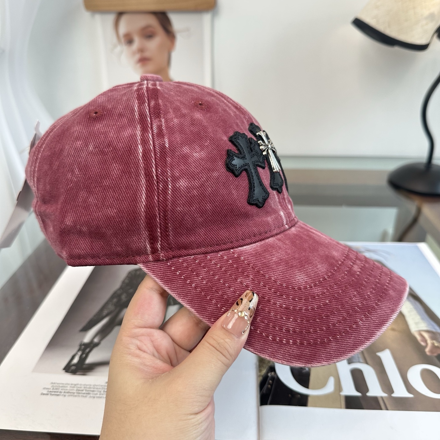 Chrome hearts 克罗心 新款十字架 高品质棒球帽，高端定制版！网红时尚博主同款！墙裂推荐！质