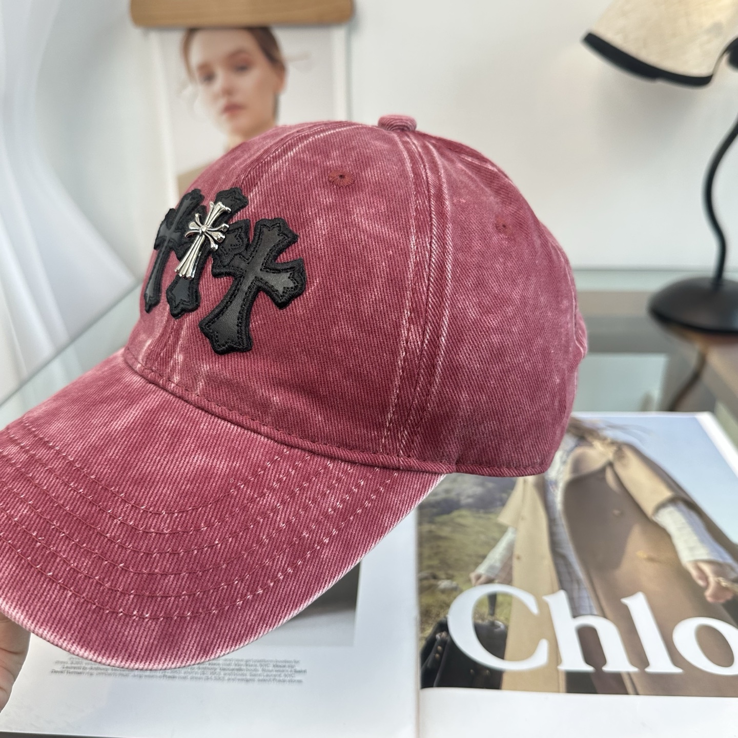 Chrome hearts 克罗心 新款十字架 高品质棒球帽，高端定制版！网红时尚博主同款！墙裂推荐！质