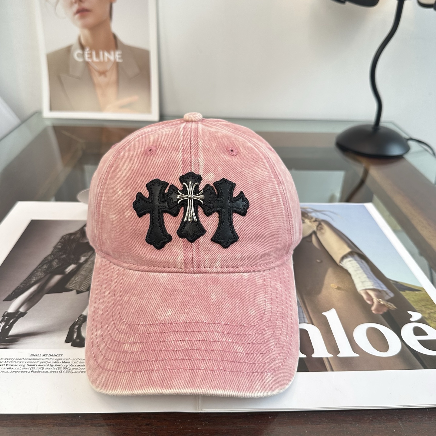 Chrome hearts 克罗心 新款十字架 高品质棒球帽，高端定制版！网红时尚博主同款！墙裂推荐！质