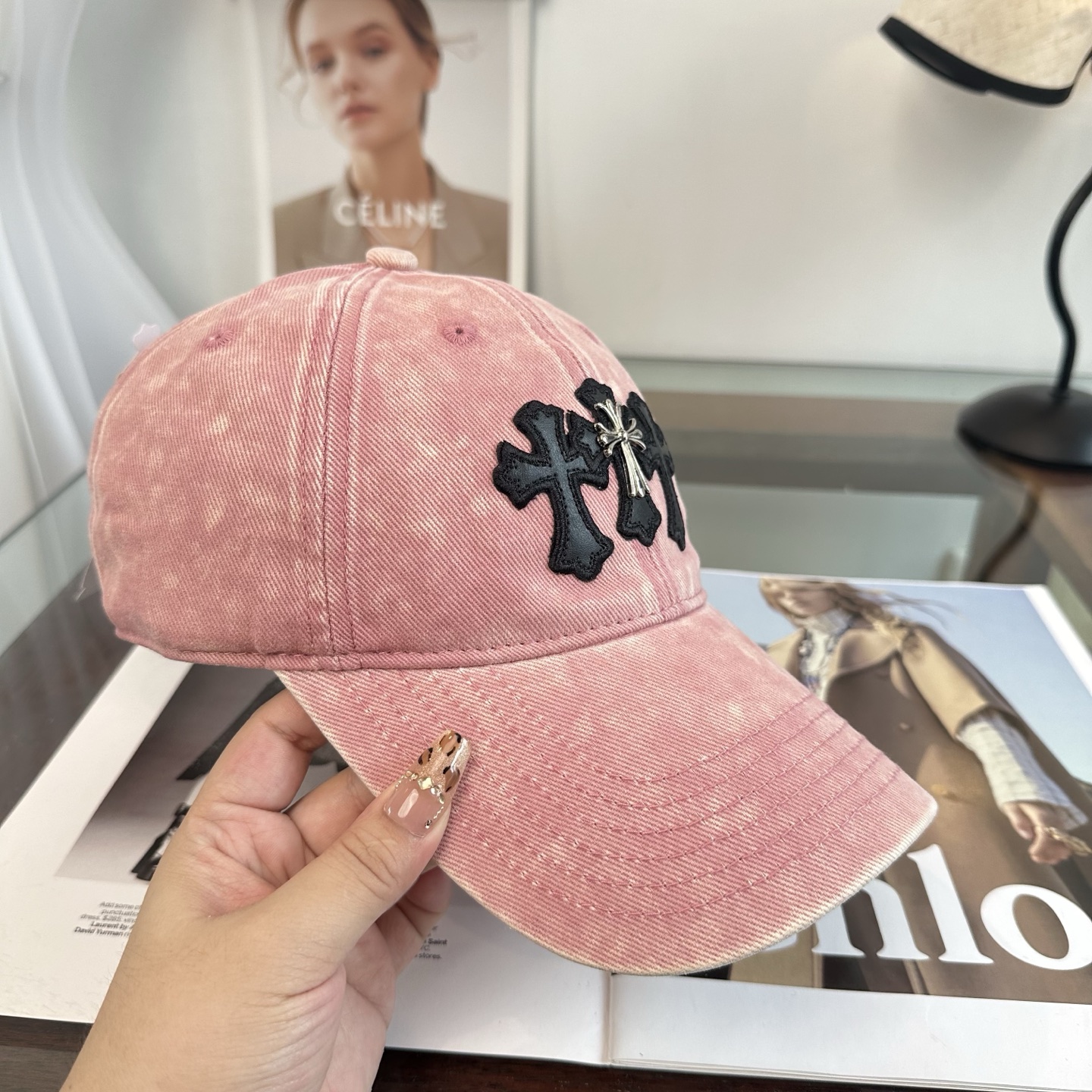 Chrome hearts 克罗心 新款十字架 高品质棒球帽，高端定制版！网红时尚博主同款！墙裂推荐！质