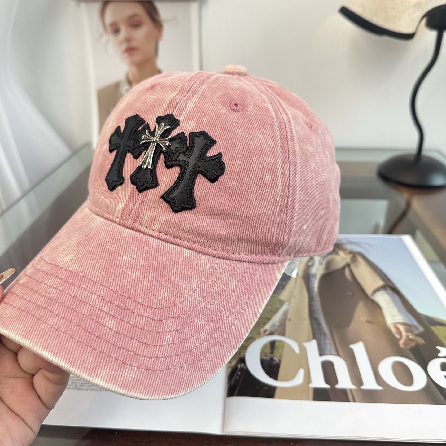 Chrome hearts 克罗心 新款十字架 高品质棒球帽，高端定制版！网红时尚博主同款！墙裂推荐！质