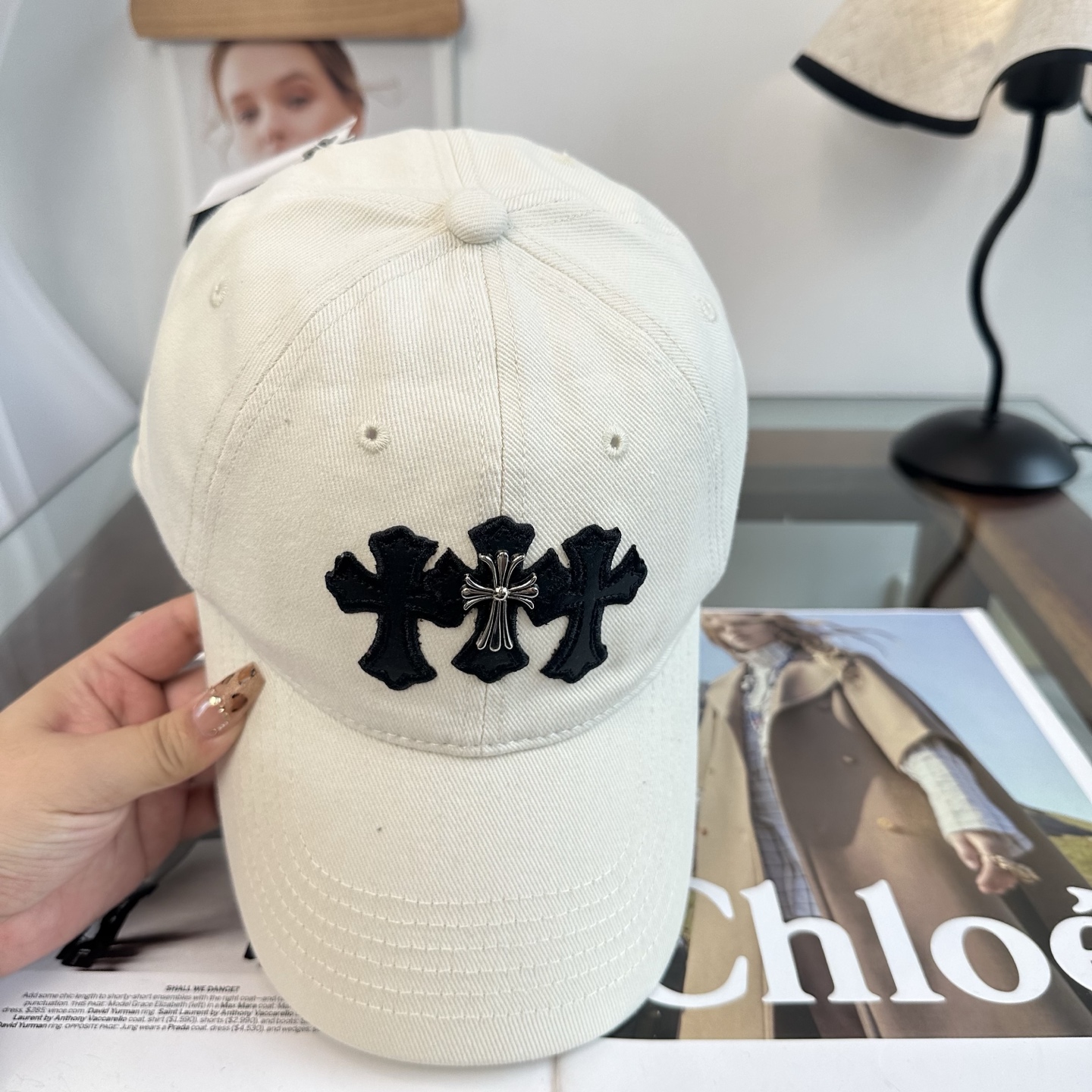 Chrome hearts 克罗心 新款十字架 高品质棒球帽，高端定制版！网红时尚博主同款！墙裂推荐！质