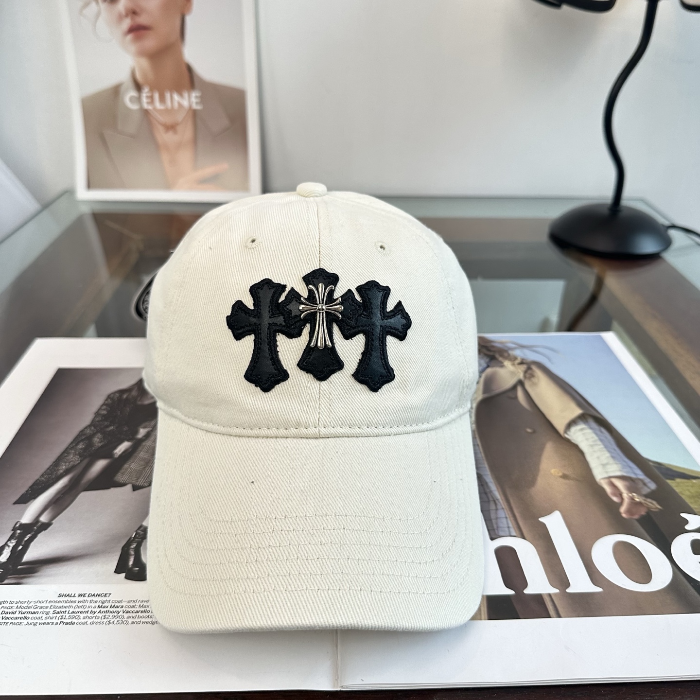 Chrome hearts 克罗心 新款十字架 高品质棒球帽，高端定制版！网红时尚博主同款！墙裂推荐！质