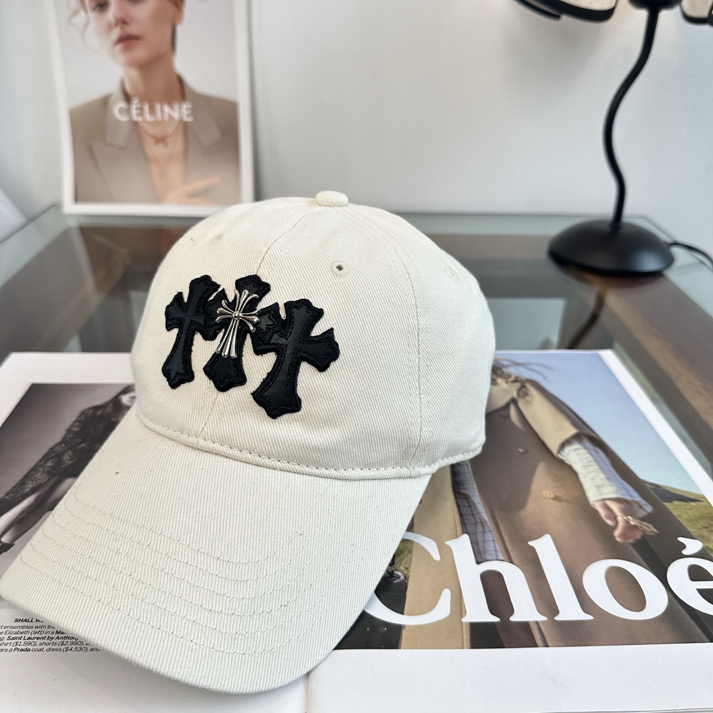 Chrome hearts 克罗心 新款十字架 高品质棒球帽，高端定制版！网红时尚博主同款！墙裂推荐！质