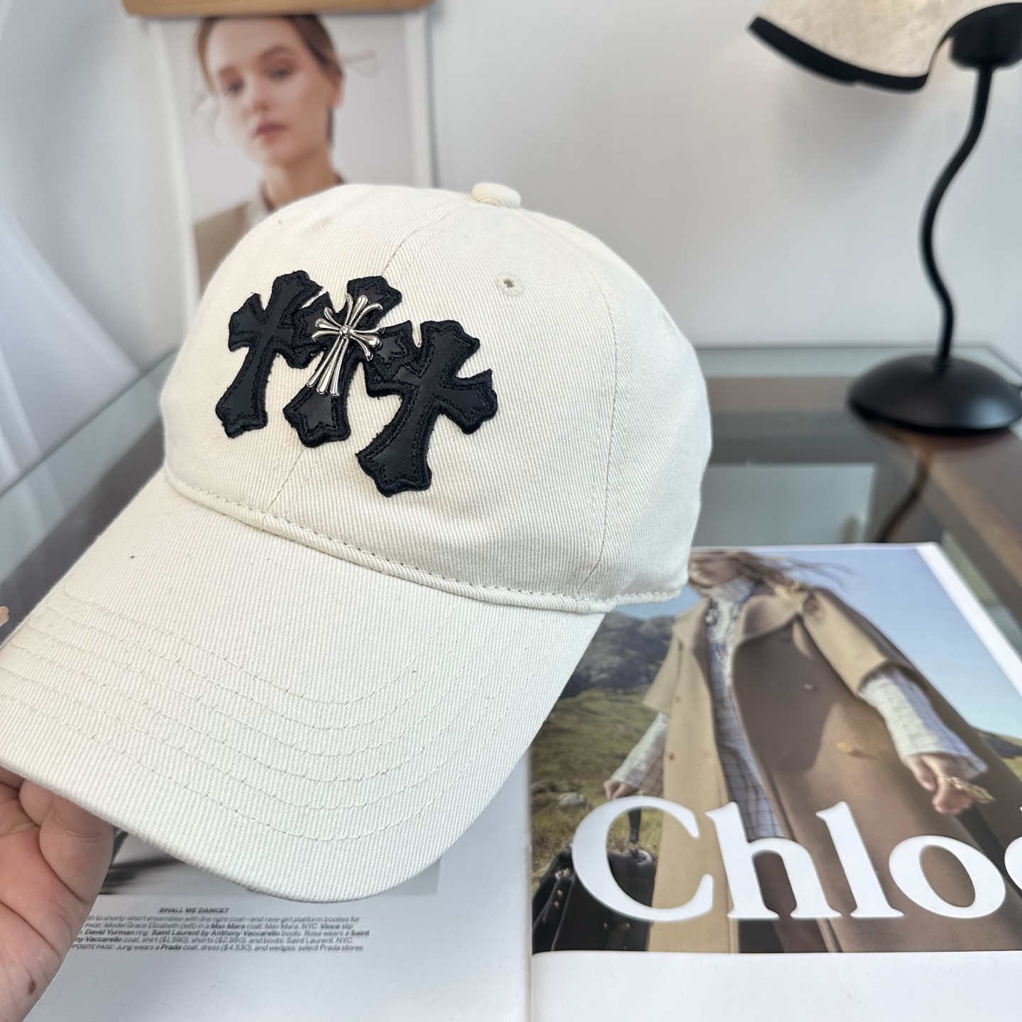 Chrome hearts 克罗心 新款十字架 高品质棒球帽，高端定制版！网红时尚博主同款！墙裂推荐！质