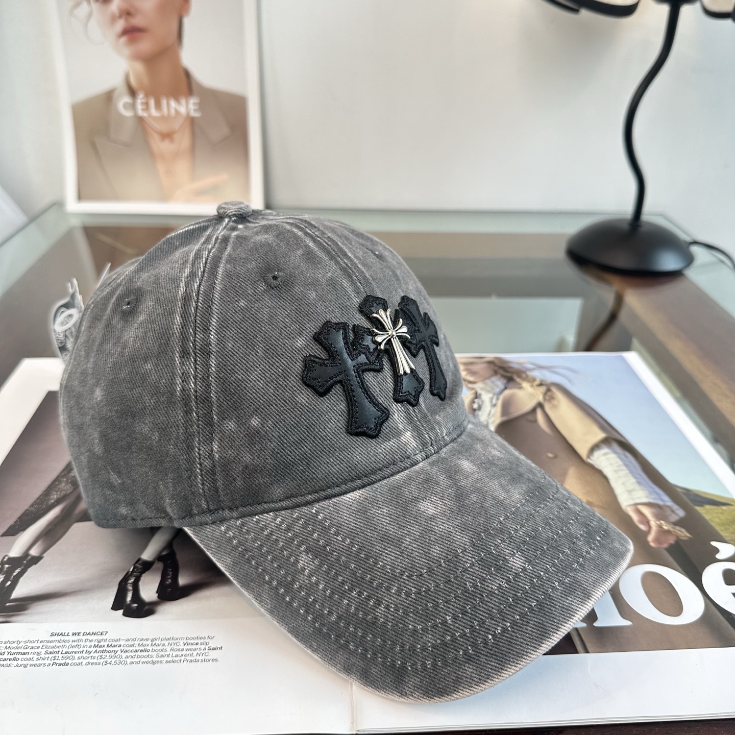 Chrome hearts 克罗心 新款十字架 高品质棒球帽，高端定制版！网红时尚博主同款！墙裂推荐！质
