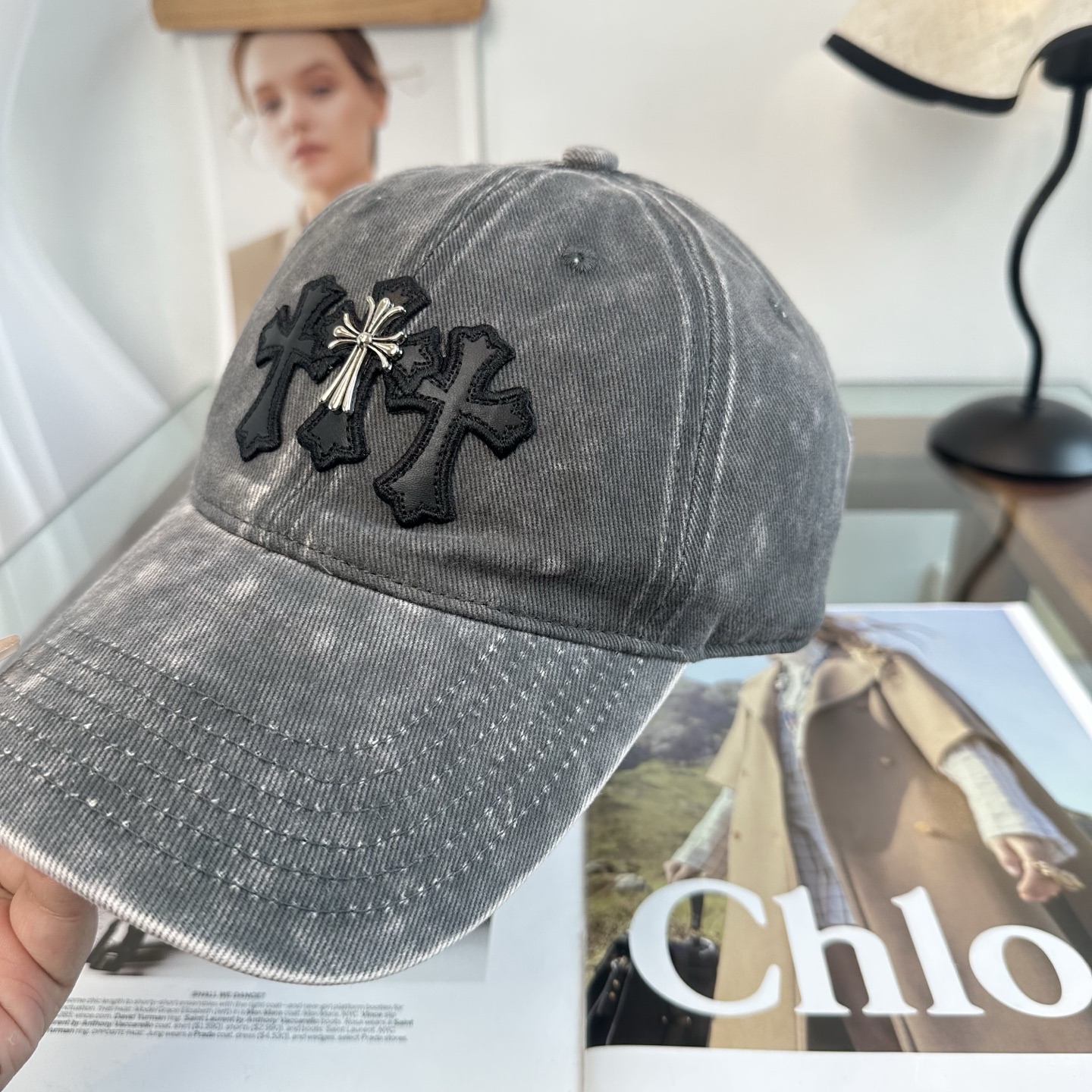 Chrome hearts 克罗心 新款十字架 高品质棒球帽，高端定制版！网红时尚博主同款！墙裂推荐！质