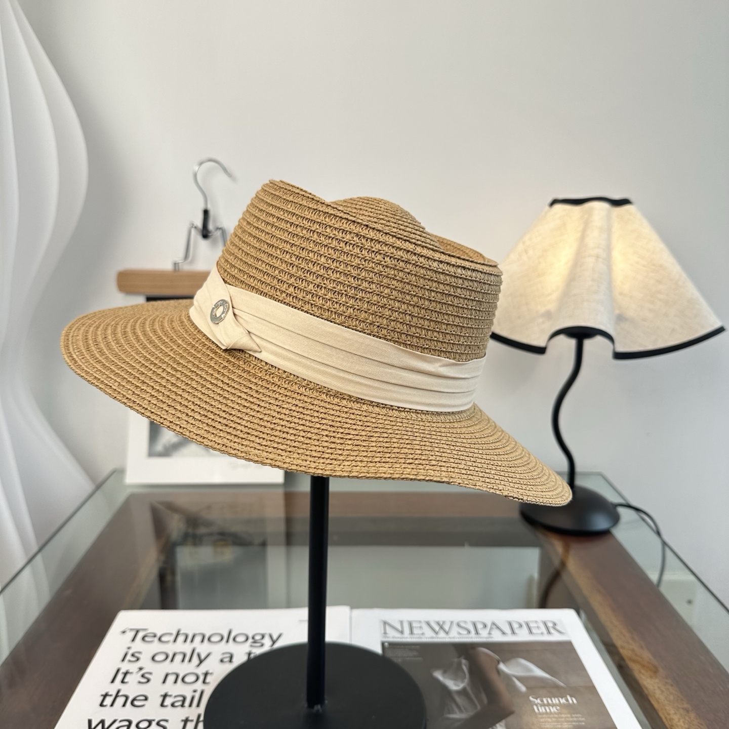 Loro Piana 2026新款平顶草帽 夏天海边首选～新款材质编织而成～质感满分💯