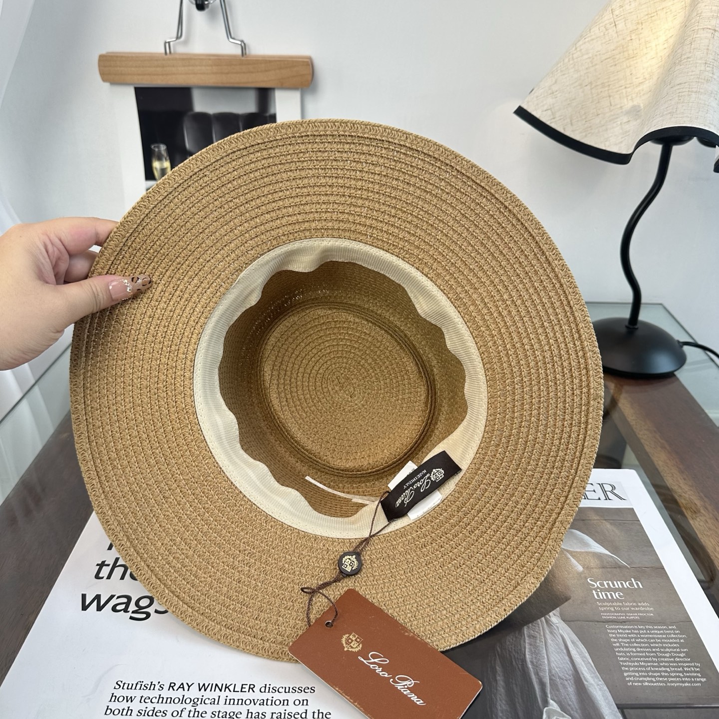 Loro Piana 2026新款平顶草帽 夏天海边首选～新款材质编织而成～质感满分💯