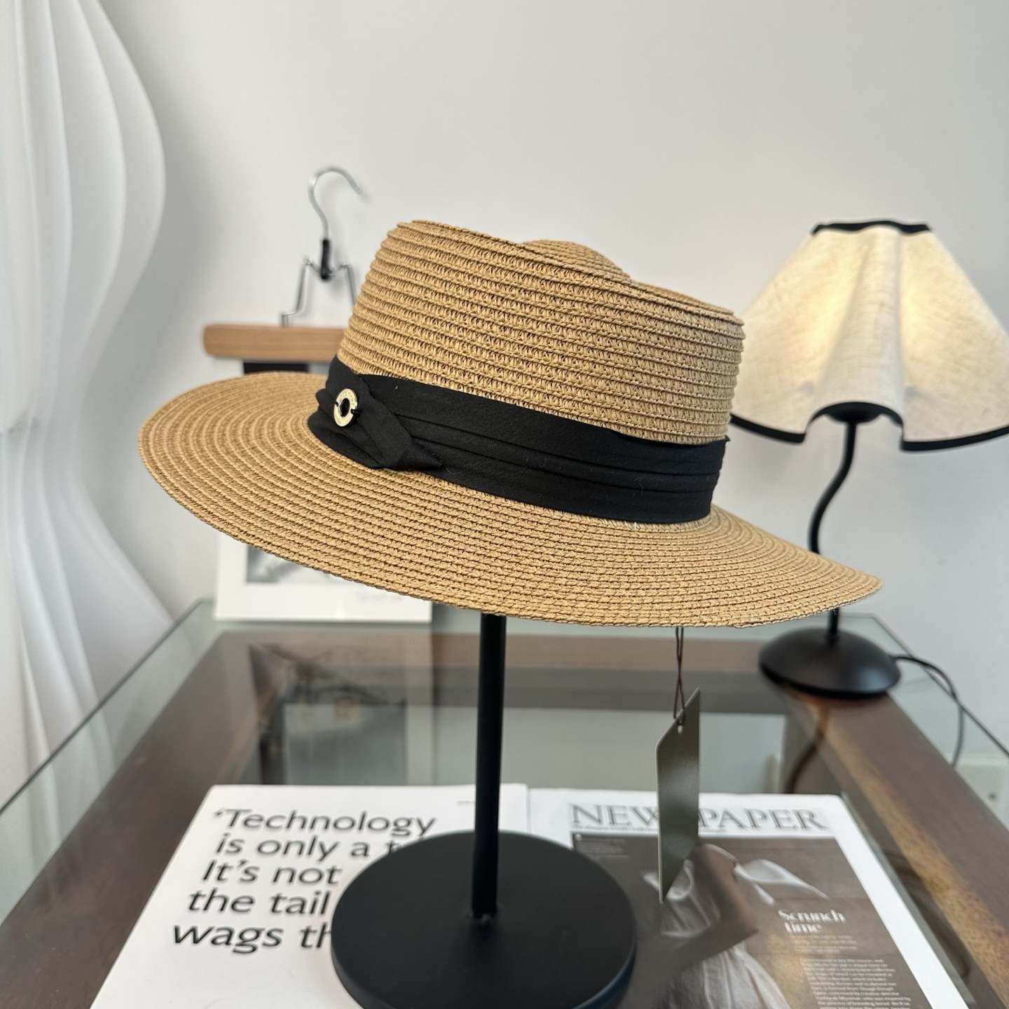 Loro Piana 2026新款平顶草帽 夏天海边首选～新款材质编织而成～质感满分💯