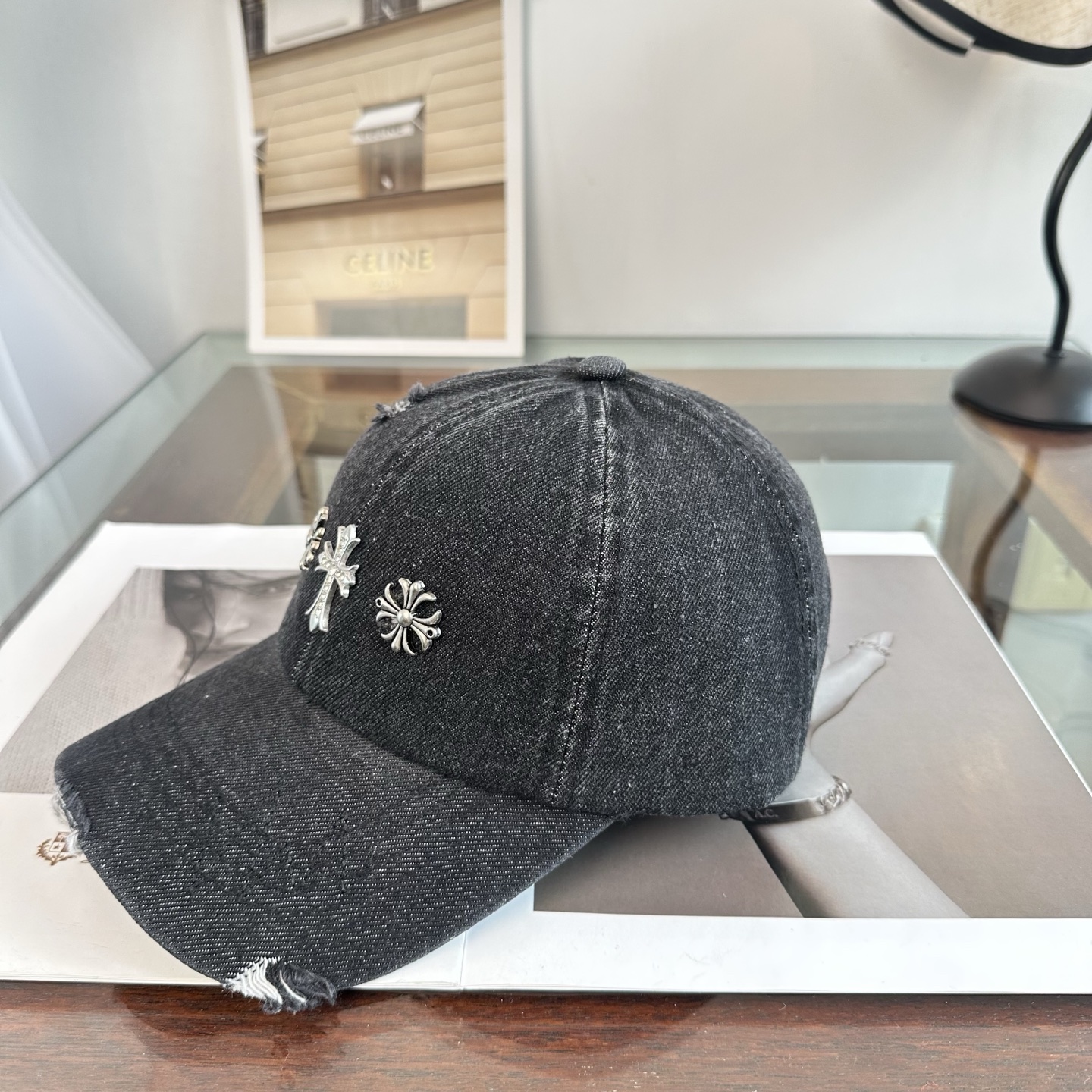 Chrome hearts 克罗心 新款十字架 高品质棒球帽，高端定制版！网红时尚博主同款！墙裂推荐！质