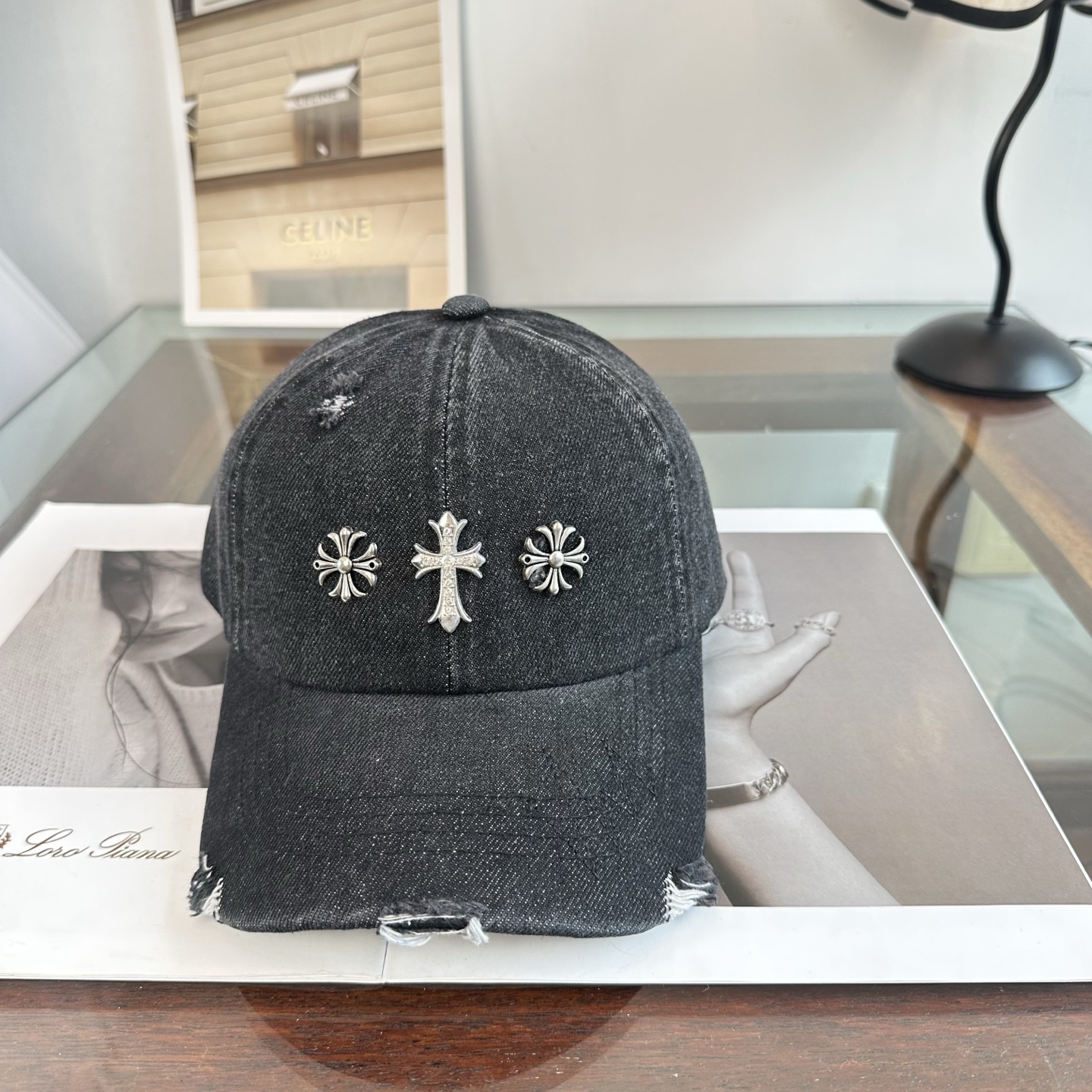 Chrome hearts 克罗心 新款十字架 高品质棒球帽，高端定制版！网红时尚博主同款！墙裂推荐！质