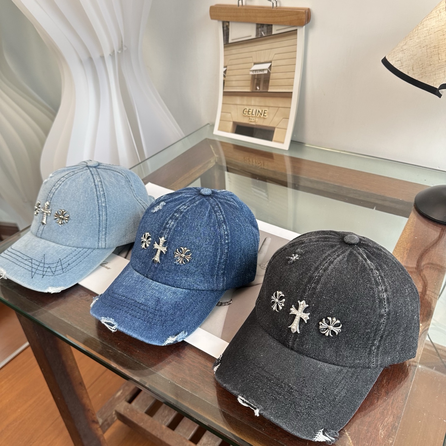 Chrome hearts 克罗心 新款十字架 高品质棒球帽，高端定制版！网红时尚博主同款！墙裂推荐！质