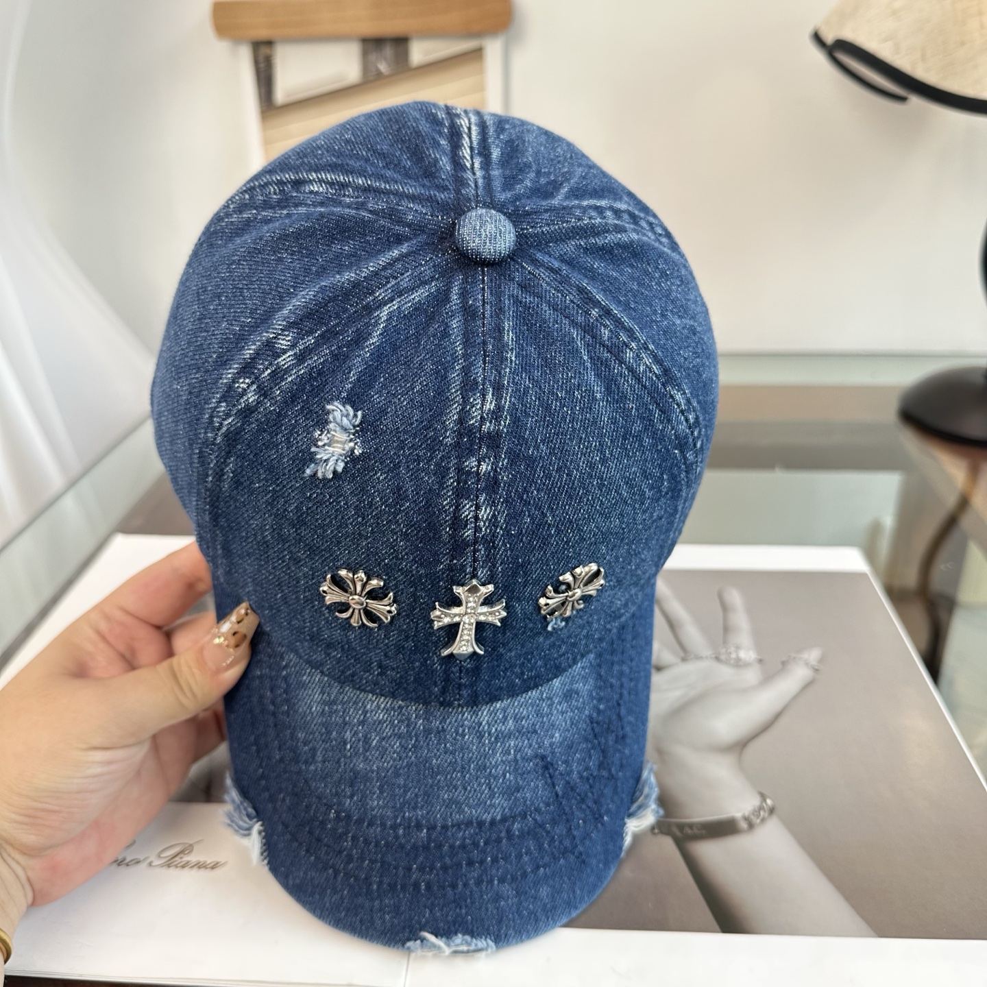 Chrome hearts 克罗心 新款十字架 高品质棒球帽，高端定制版！网红时尚博主同款！墙裂推荐！质
