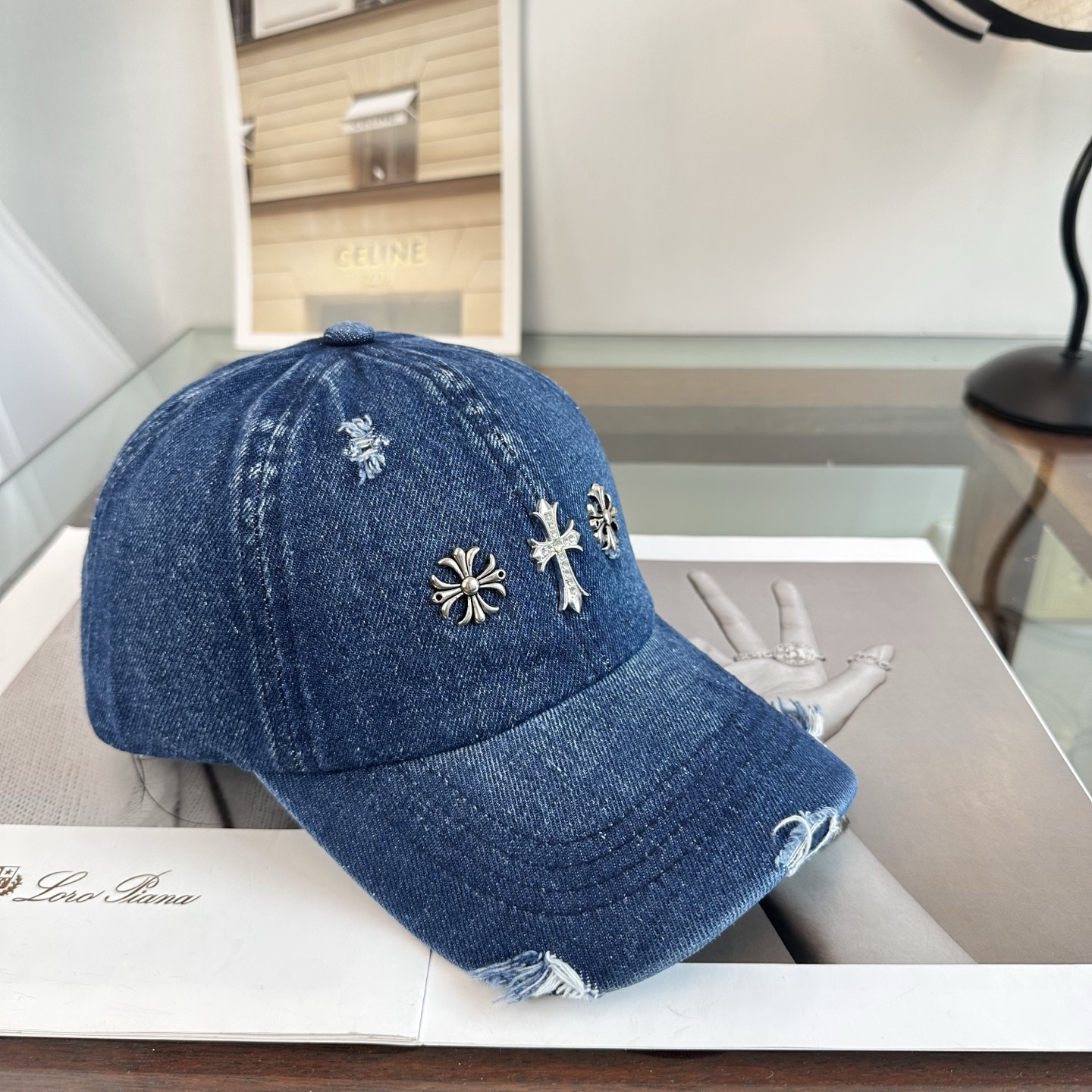 Chrome hearts 克罗心 新款十字架 高品质棒球帽，高端定制版！网红时尚博主同款！墙裂推荐！质