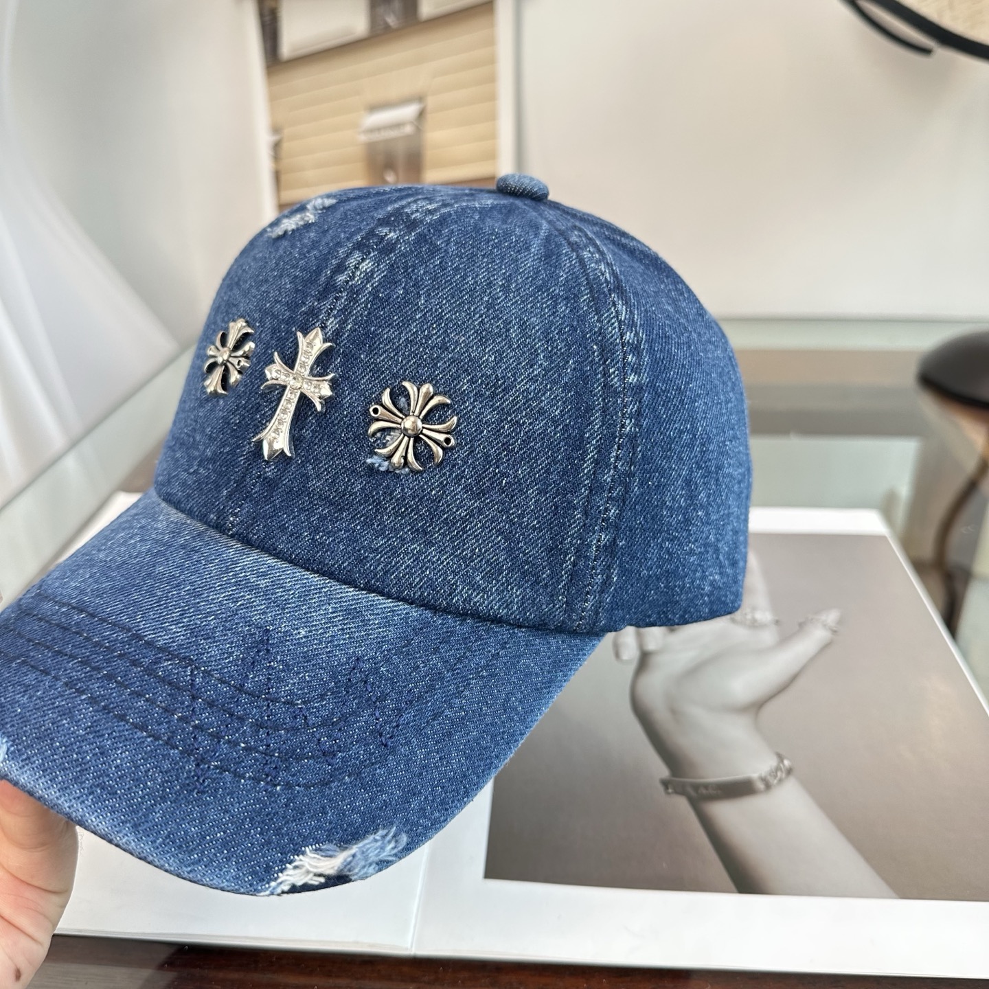 Chrome hearts 克罗心 新款十字架 高品质棒球帽，高端定制版！网红时尚博主同款！墙裂推荐！质