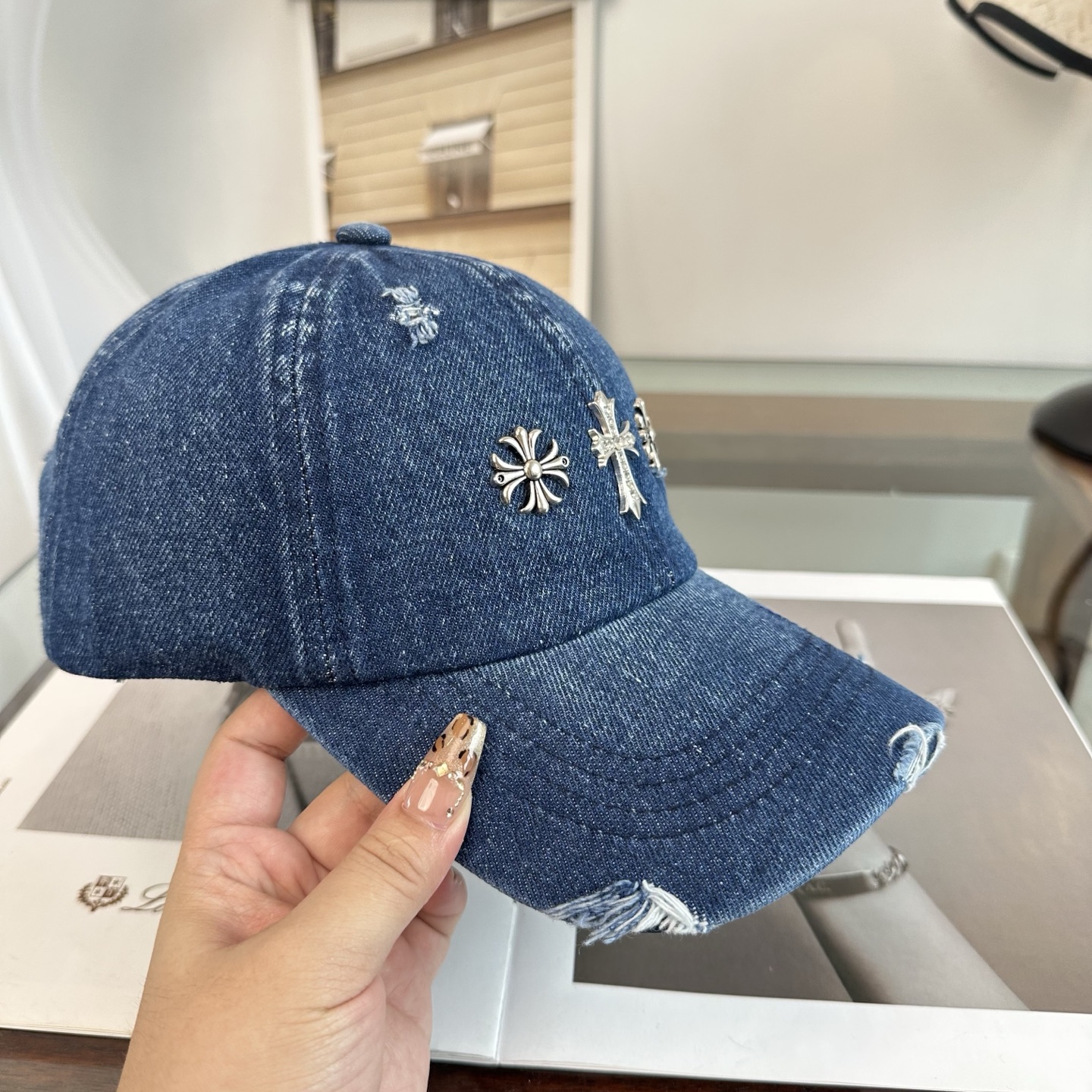 Chrome hearts 克罗心 新款十字架 高品质棒球帽，高端定制版！网红时尚博主同款！墙裂推荐！质