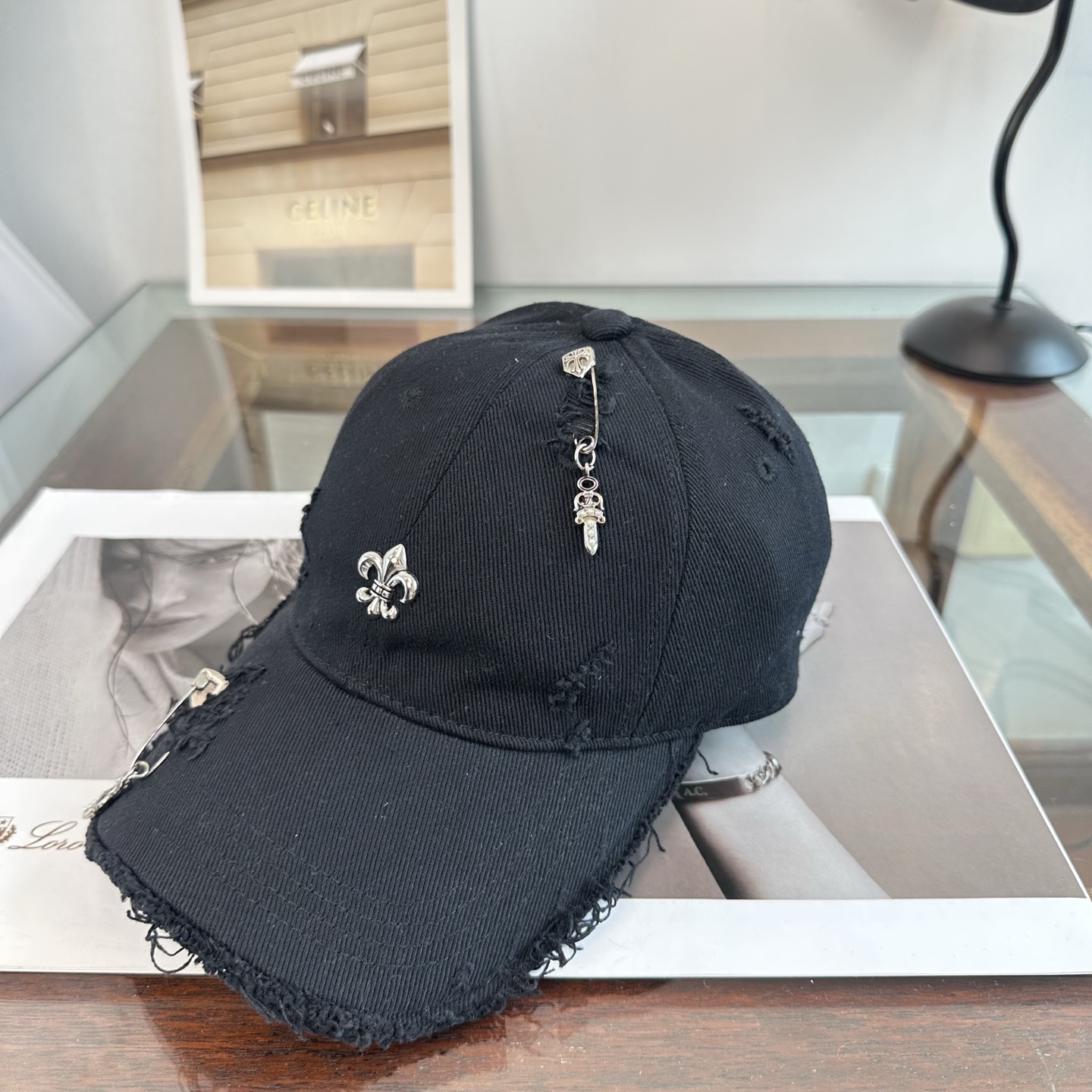 Chrome hearts 克罗心 新款十字架 高品质棒球帽，高端定制版！网红时尚博主同款！墙裂推荐！质