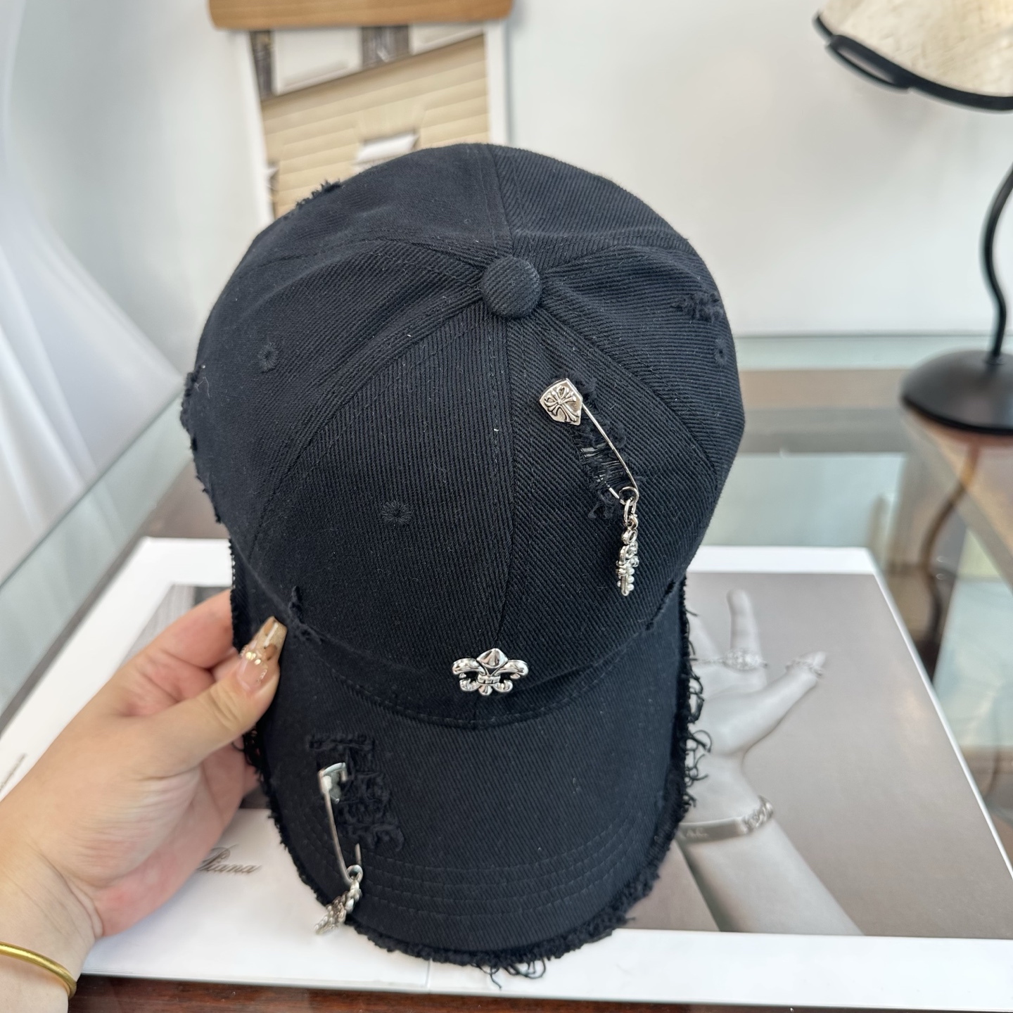 Chrome hearts 克罗心 新款十字架 高品质棒球帽，高端定制版！网红时尚博主同款！墙裂推荐！质