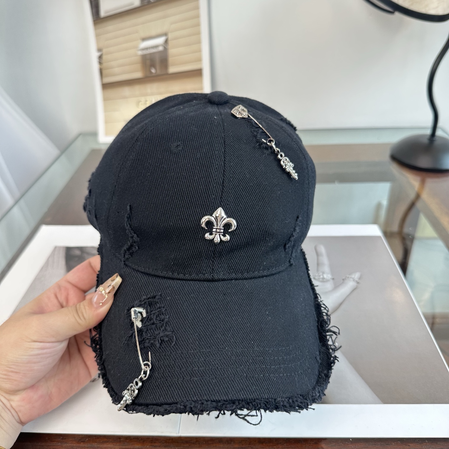 Chrome hearts 克罗心 新款十字架 高品质棒球帽，高端定制版！网红时尚博主同款！墙裂推荐！质