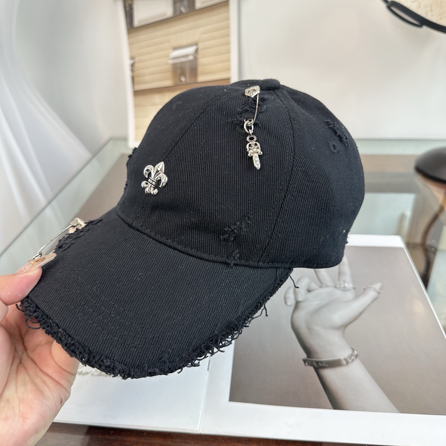 Chrome hearts 克罗心 新款十字架 高品质棒球帽，高端定制版！网红时尚博主同款！墙裂推荐！质