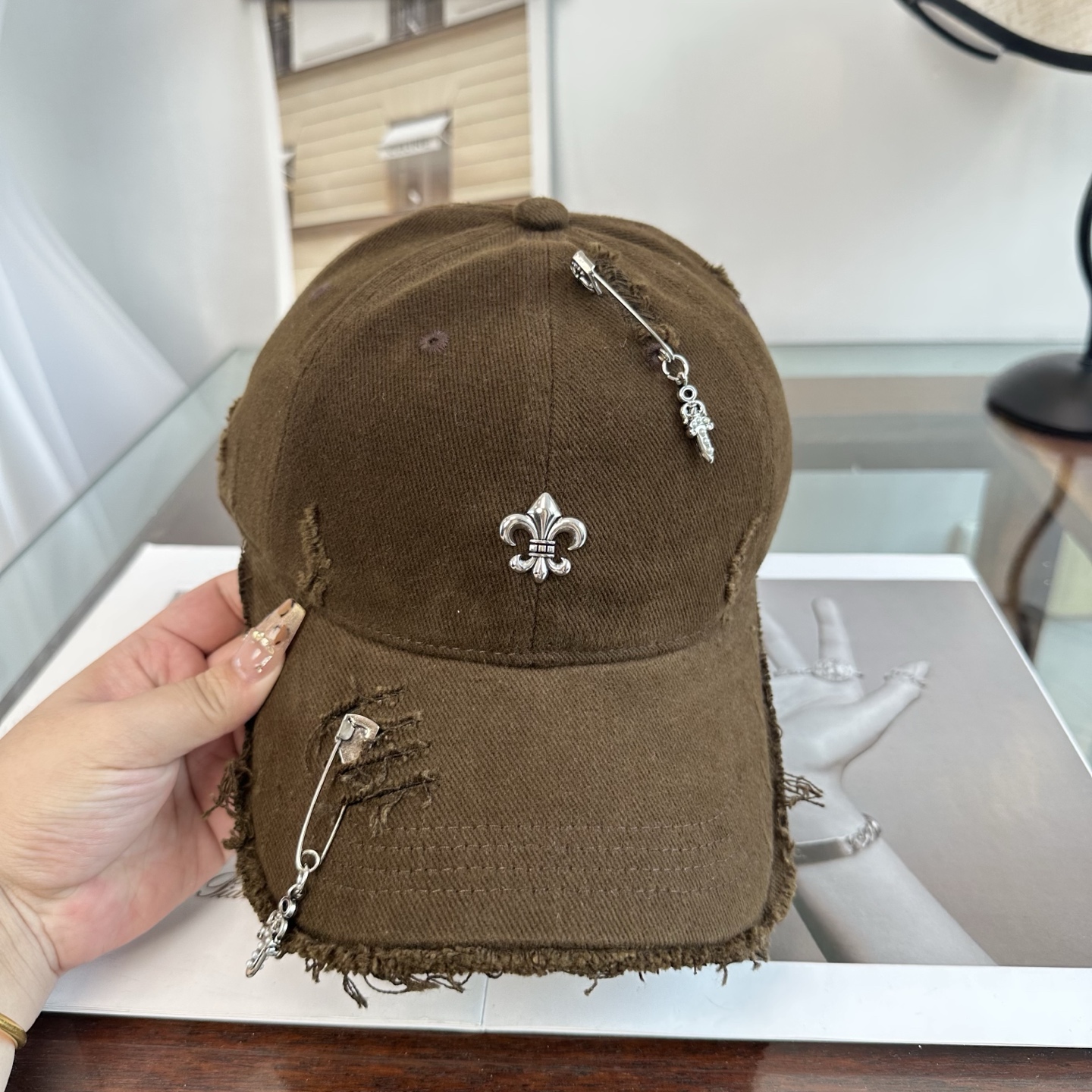 Chrome hearts 克罗心 新款十字架 高品质棒球帽，高端定制版！网红时尚博主同款！墙裂推荐！质